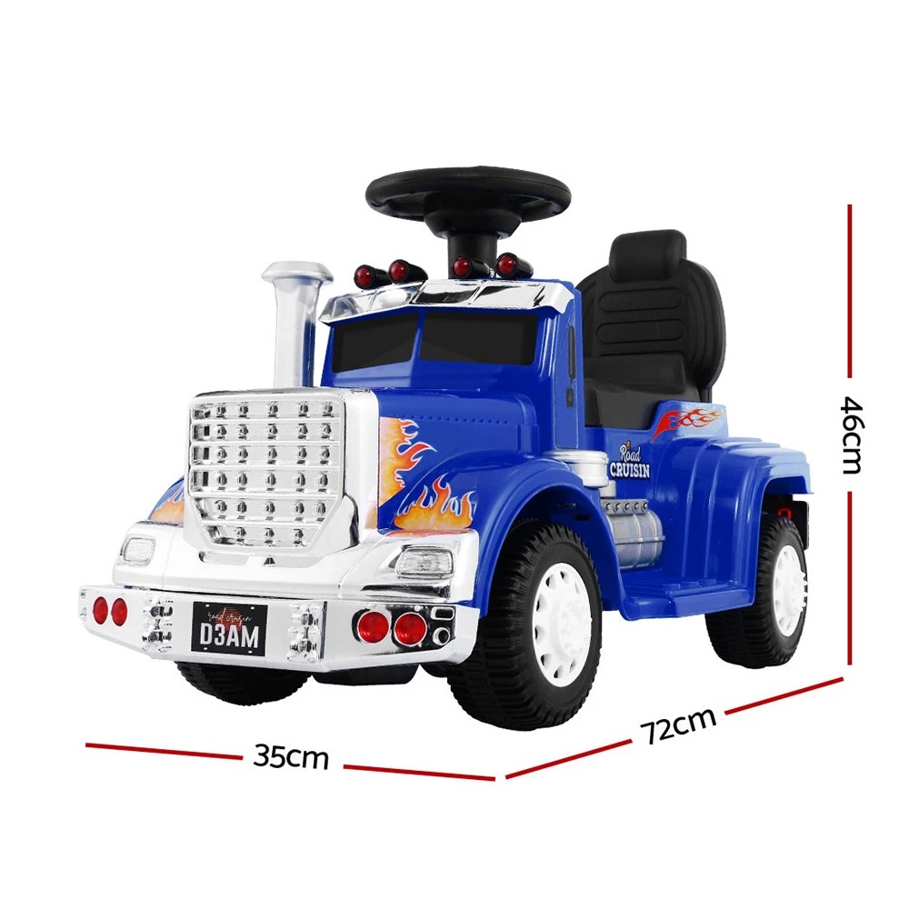 2 Rigo Kids Electric Ride On Car Truck Motorcycle Motorbike Toy Cars 6V - Blue, 2 of 5