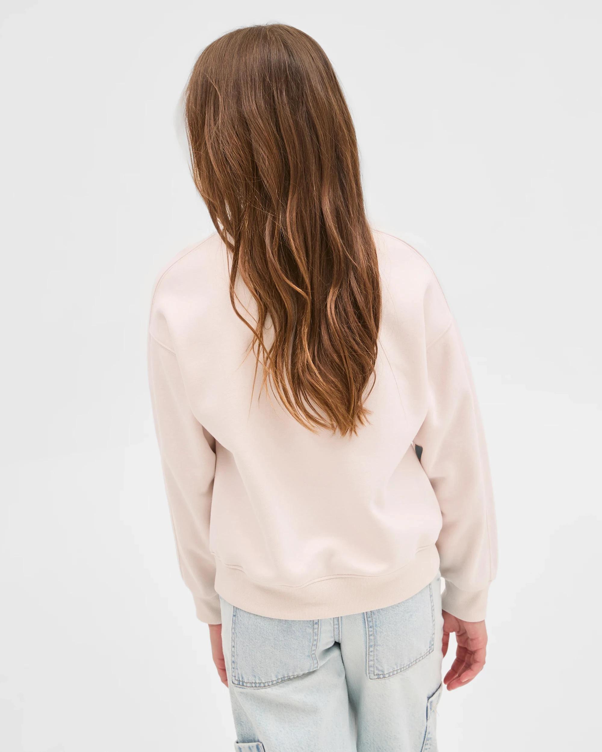 6 Target Kids Australian Cotton Blend Long Sleeve Fleece Top PASTEL PARCHMENT, 6 of 8