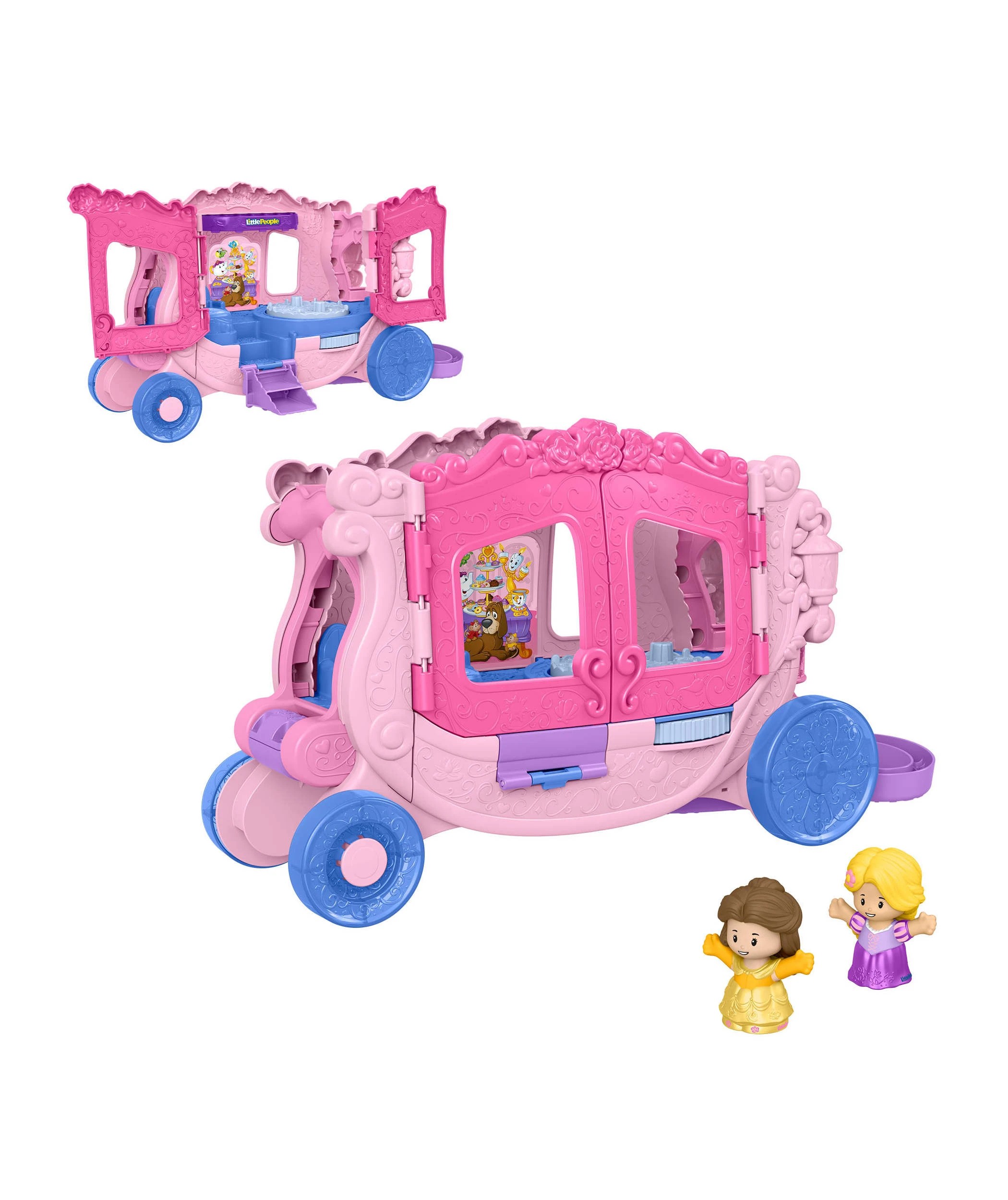 2 Mattel Fisher-price Little People Disney Princess Pull-along Musical Carriage Game
 - Multi, 2 of 7