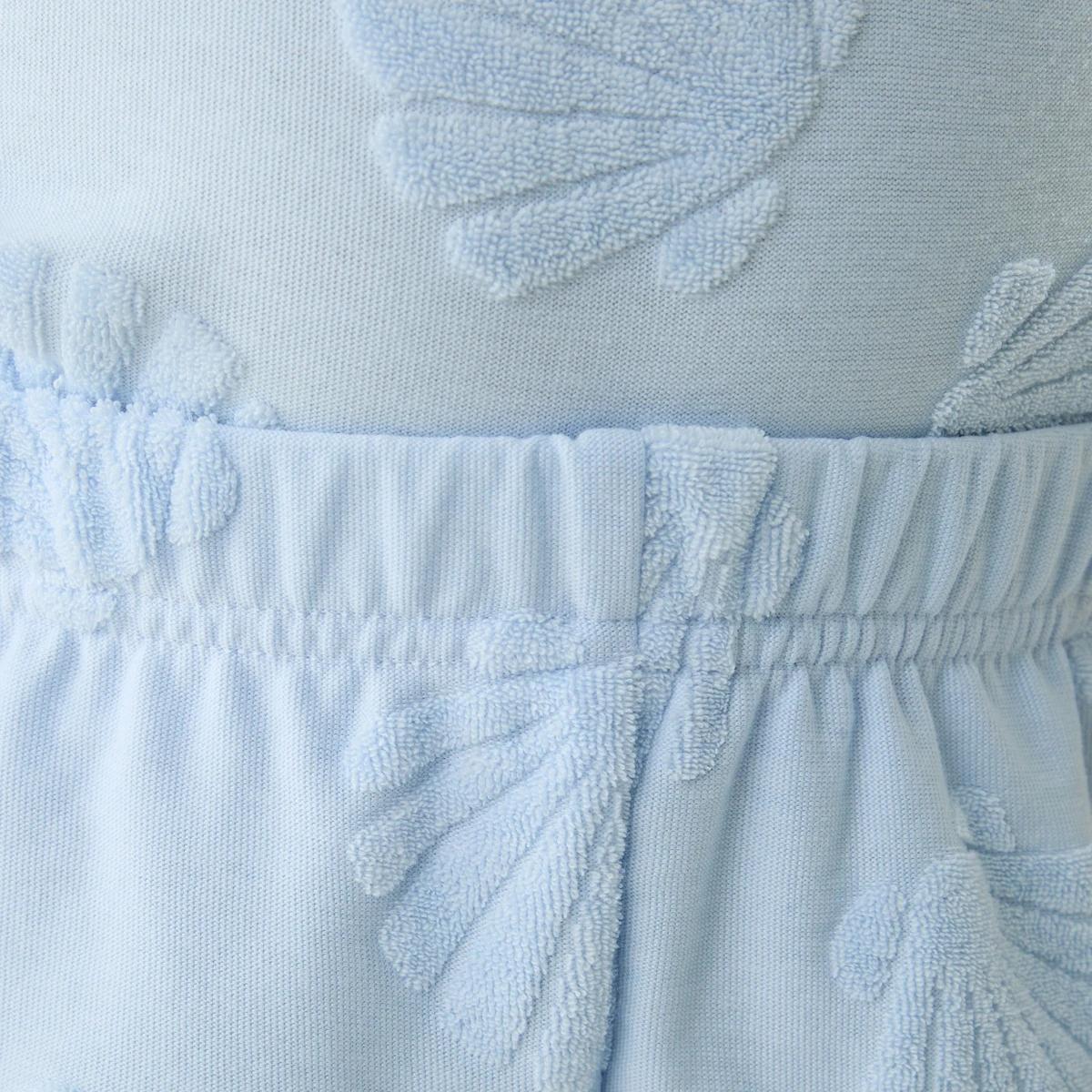 3 Texture Shorts SHELL TERRY ICE BLUE, 3 of 6