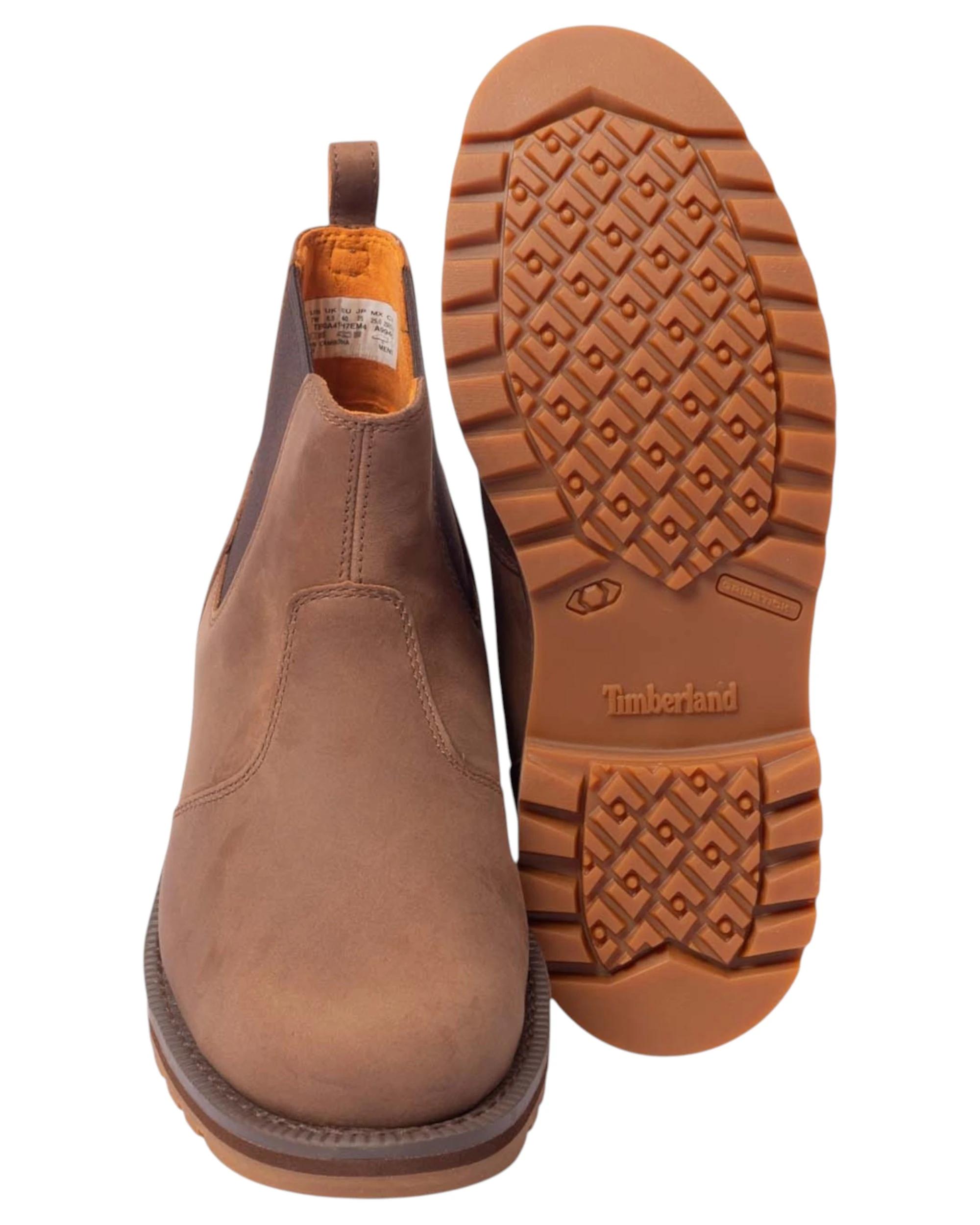2 Timberland Mens Mid Chelsea Redwood Falls Ankle Boots BROWN, 2 of 5