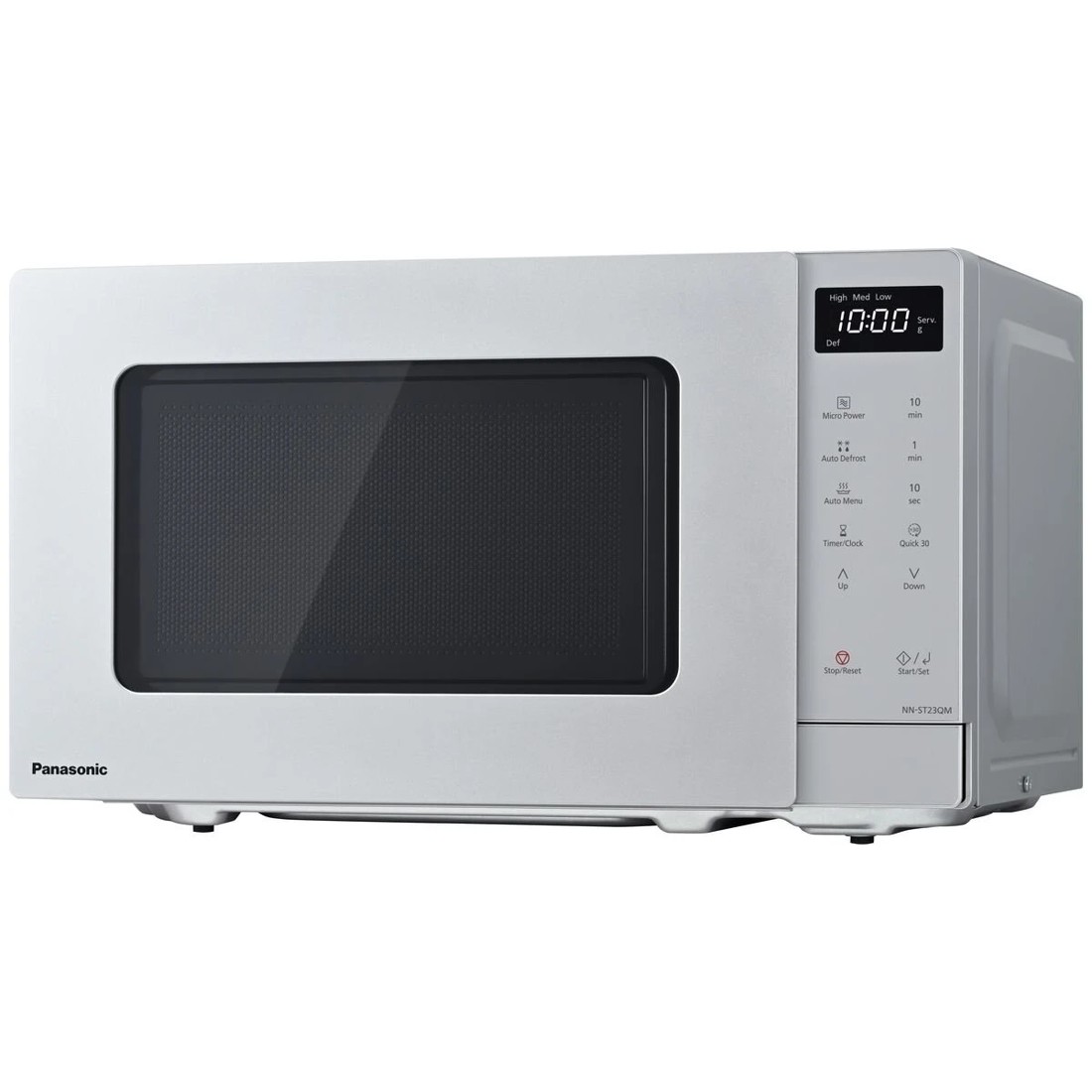 3 Panasonic 20L Microwave Oven Silver, 3 of 5