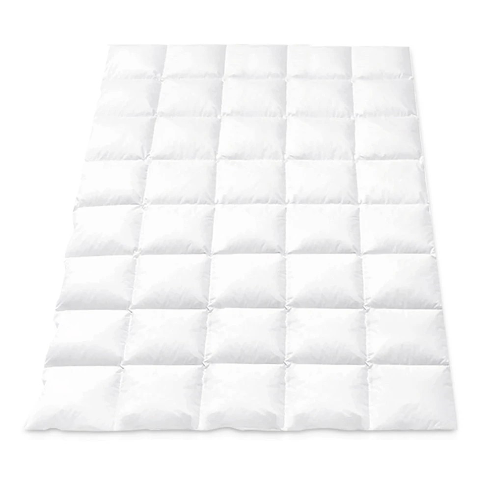 1 Giselle Bedding 700GSM Duck Down Feather Quilt Duvet Doona Winter Blanket Single - Single Bed - White, 1 of 9