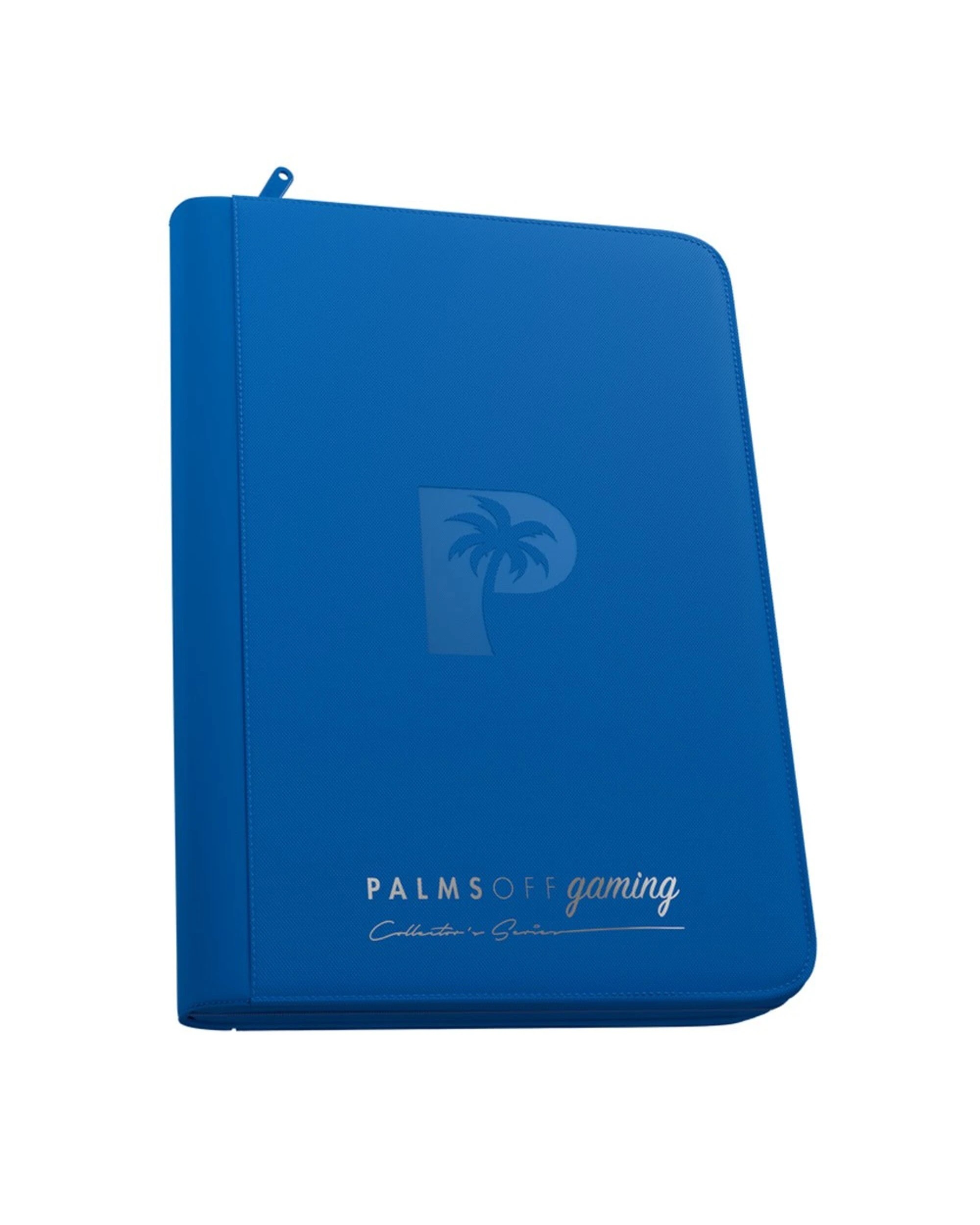 1 Palms Off Gaming - Collector's Series 9 Pocket Zip Trading Card Binder - Blue, 1 of 5