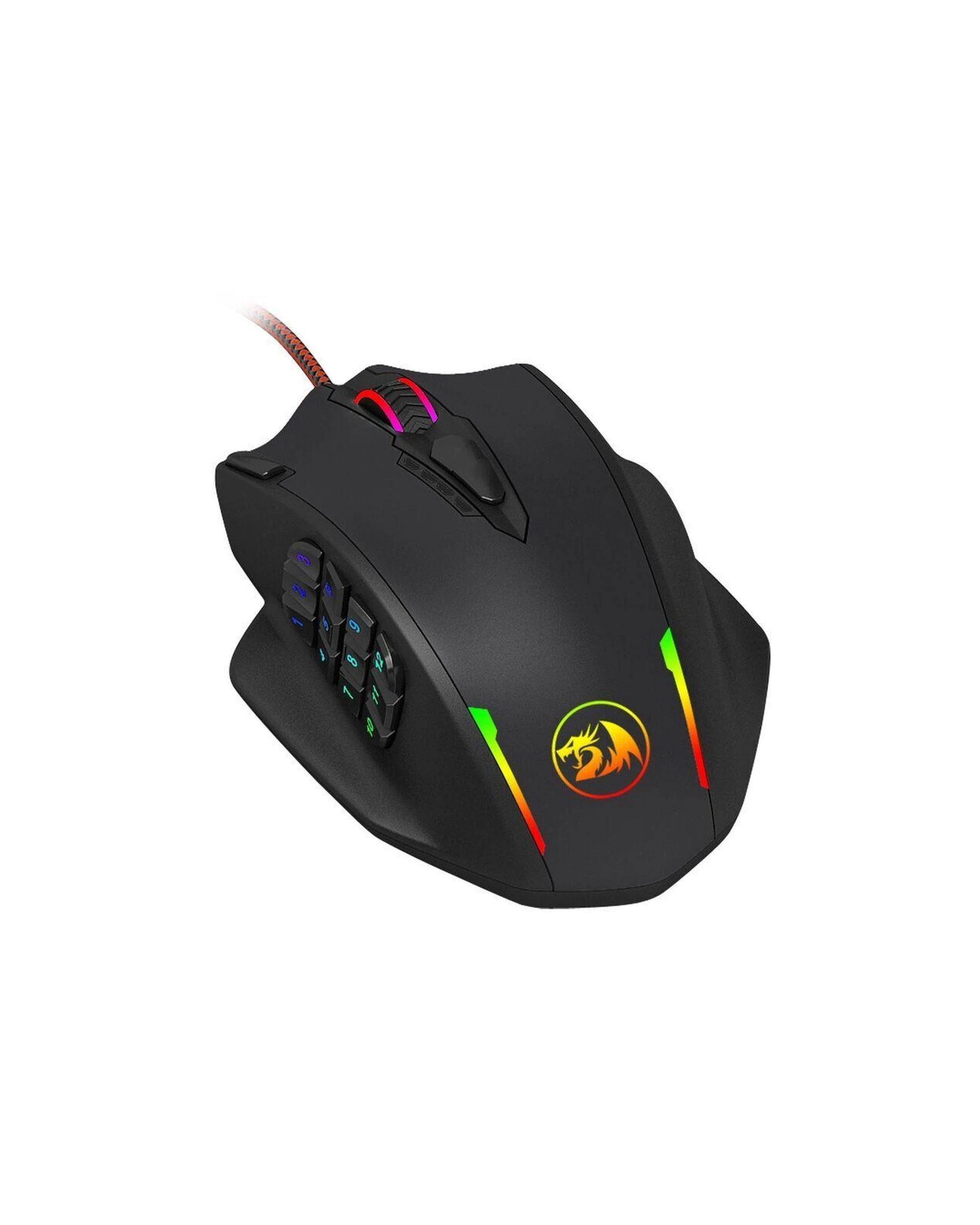 6 Redragon M908 Impact MMO USB Wired Gaming Mouse - Black, 6 of 9