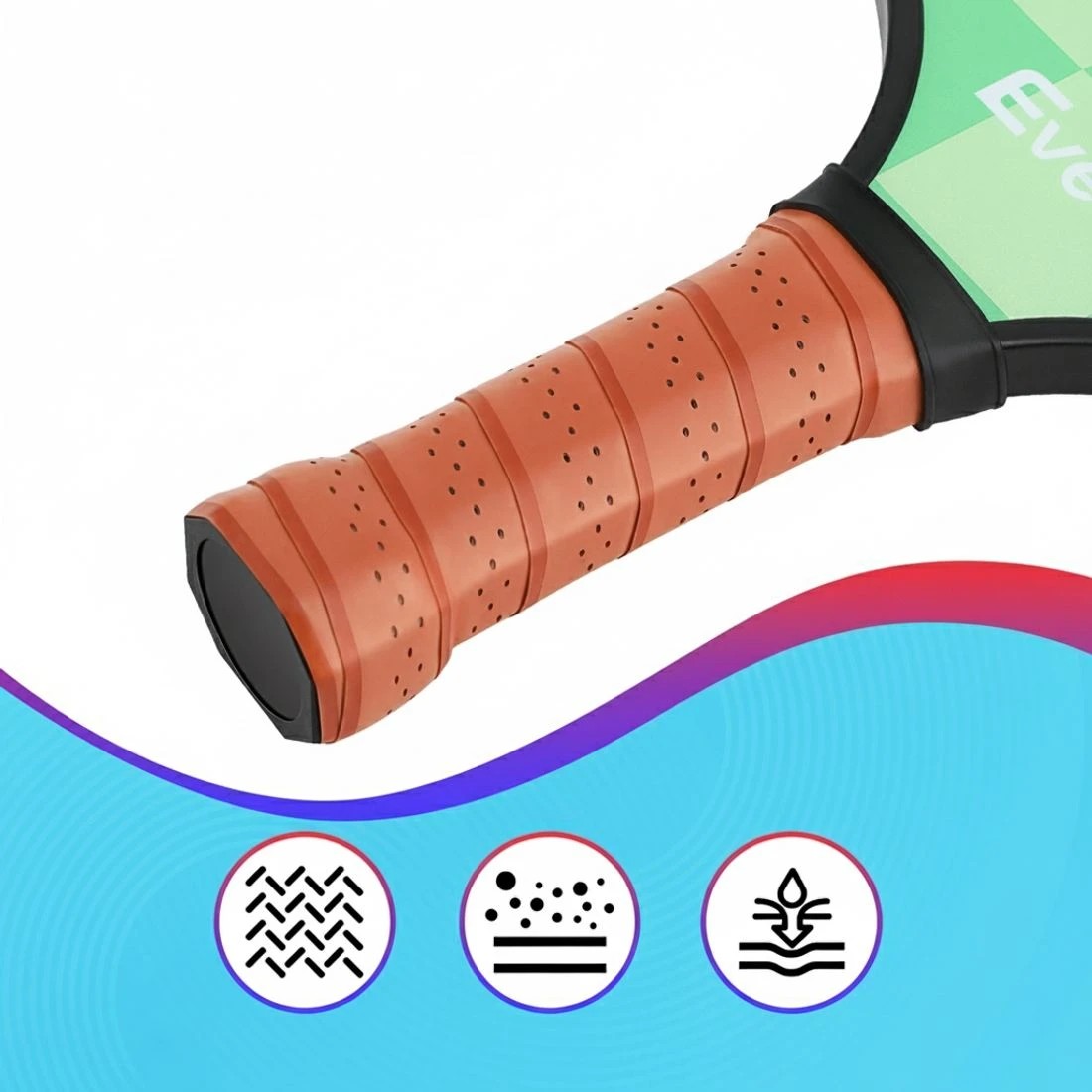 6 Everfit Pickleball Paddle Set Fiberglass with Balls Bag Tournament Kit 2PCS Pickle - Multi, 6 of 6