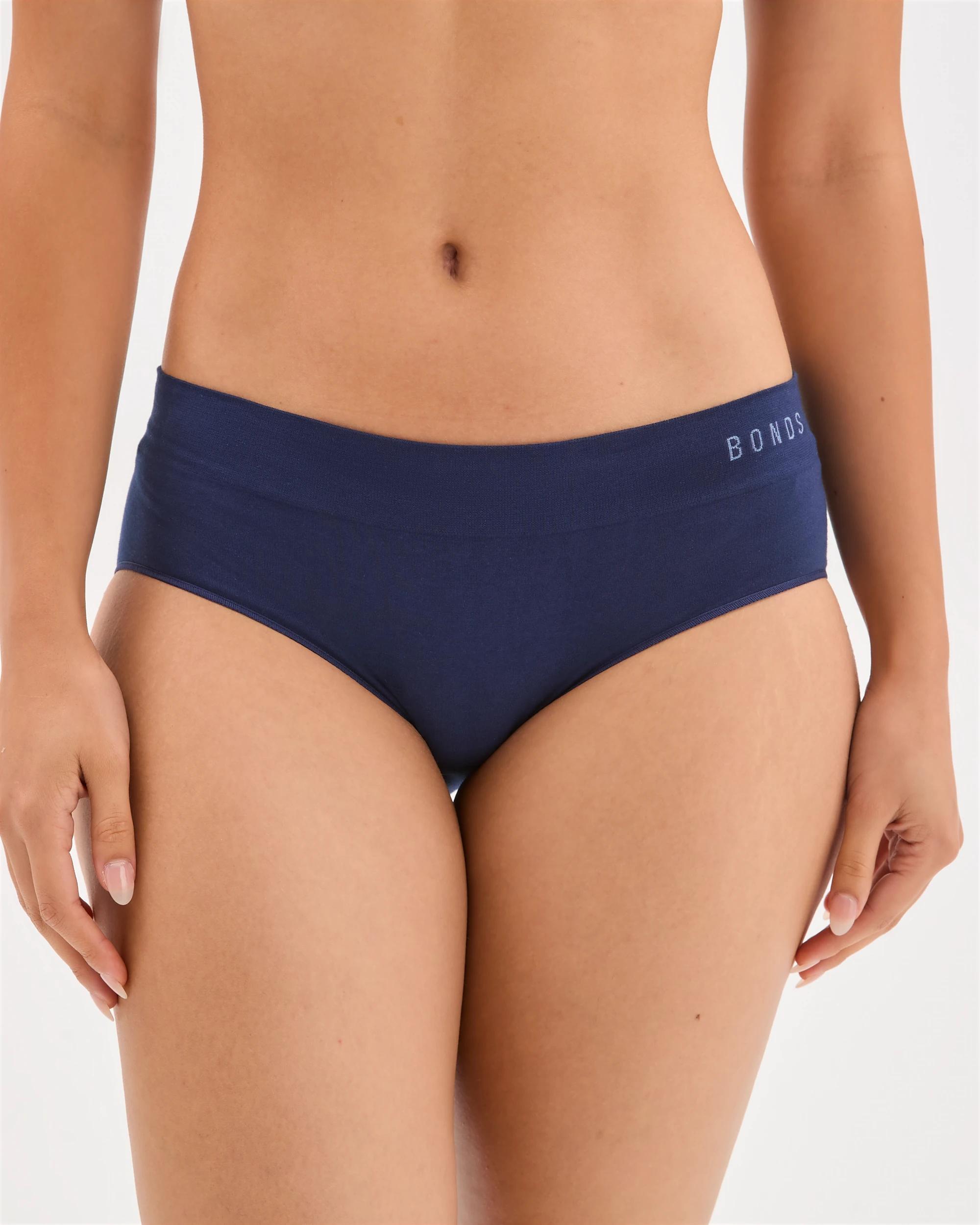 1 Bonds 2 Pack Seamless Midi Briefs POPSICLE/BLUE, 1 of 3