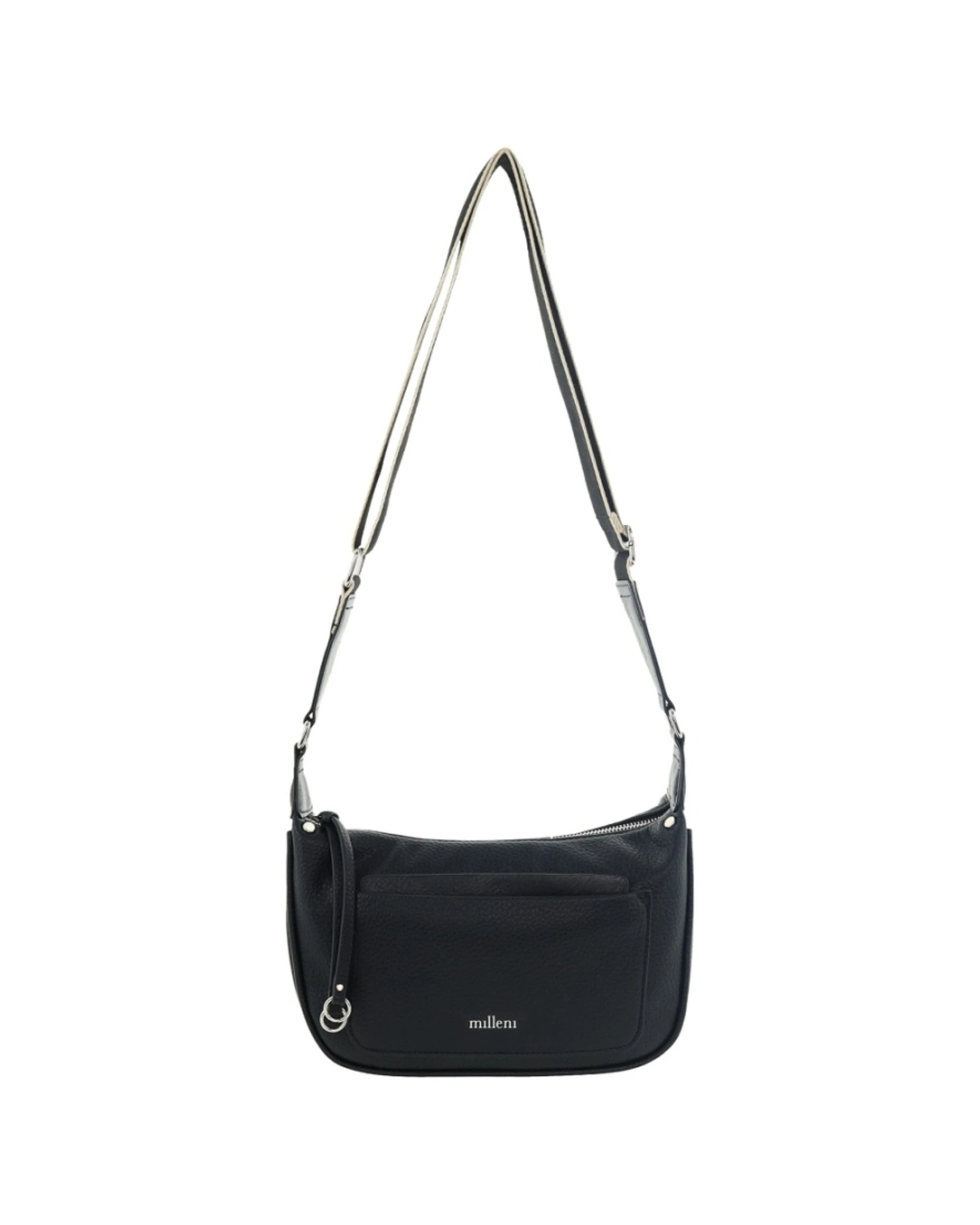2 Milleni Women's Handbag Vegan Leather Fashion Everyday Crossbody Bag - Black, 2 of 5