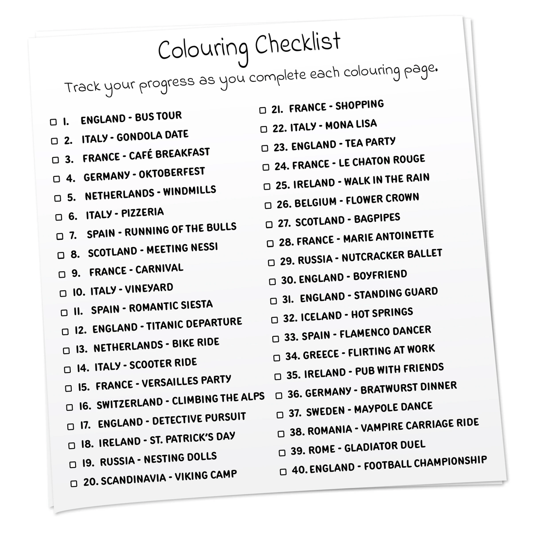 2 Cozy Europe Cute Colouring Book by Jade Summer - Book, 2 of 5