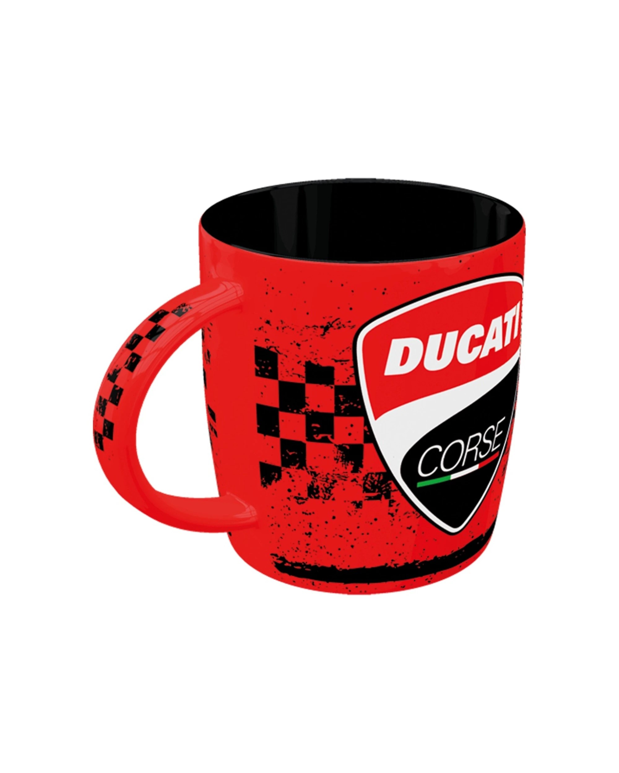 6 Nostalgic-Art 4PK Ceramic Mug 330ml Retro Design - Ducati Corse Logo Racing - Red, 6 of 6