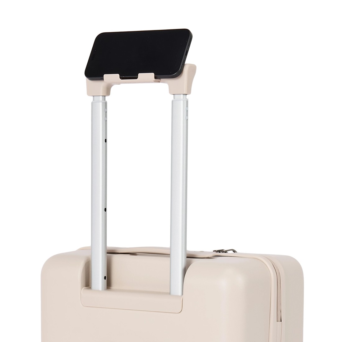 8 49cm Open Front Hard Case with Cup Holder - Beige, 8 of 9