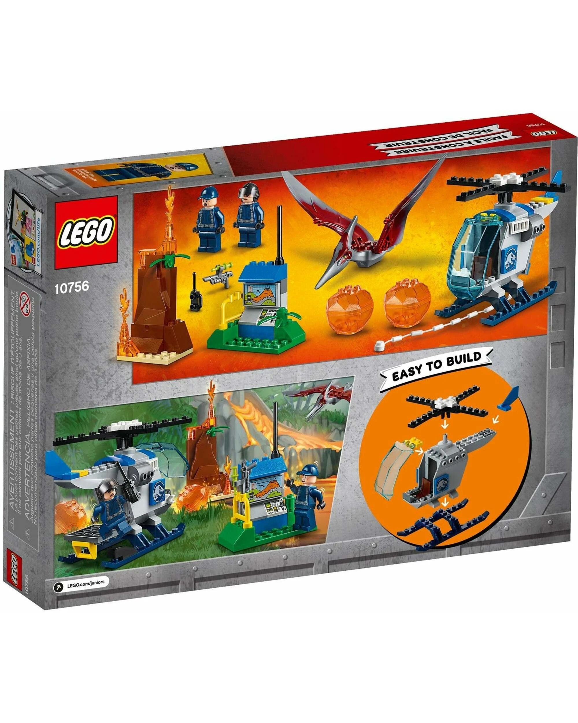 2 LEGO Juniors/4+ Jurassic World Pteranodon Escape 10756 Building Kit, 2 of 2