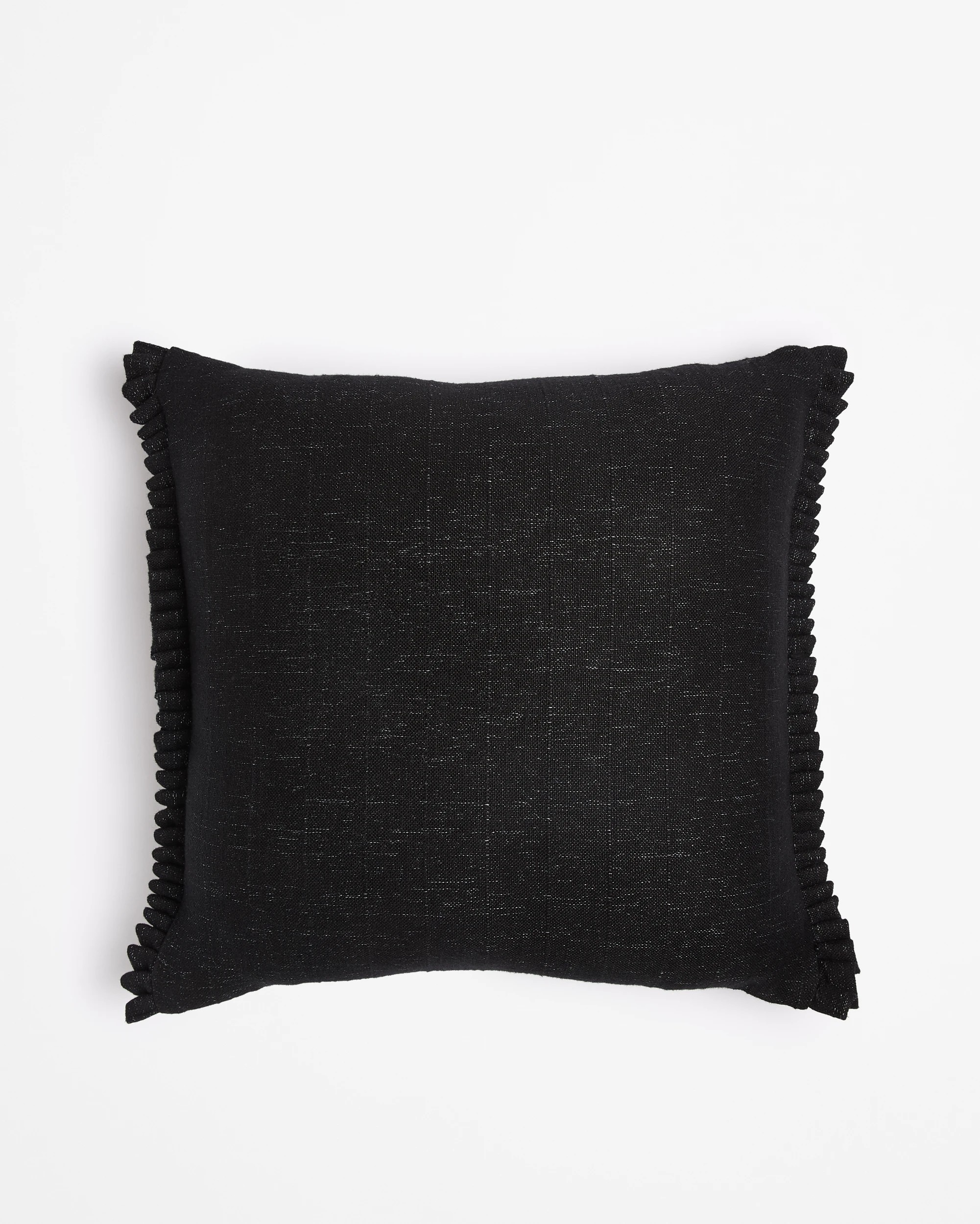 1 Target Jayde Pleated Cushion - Black, 1 of 2