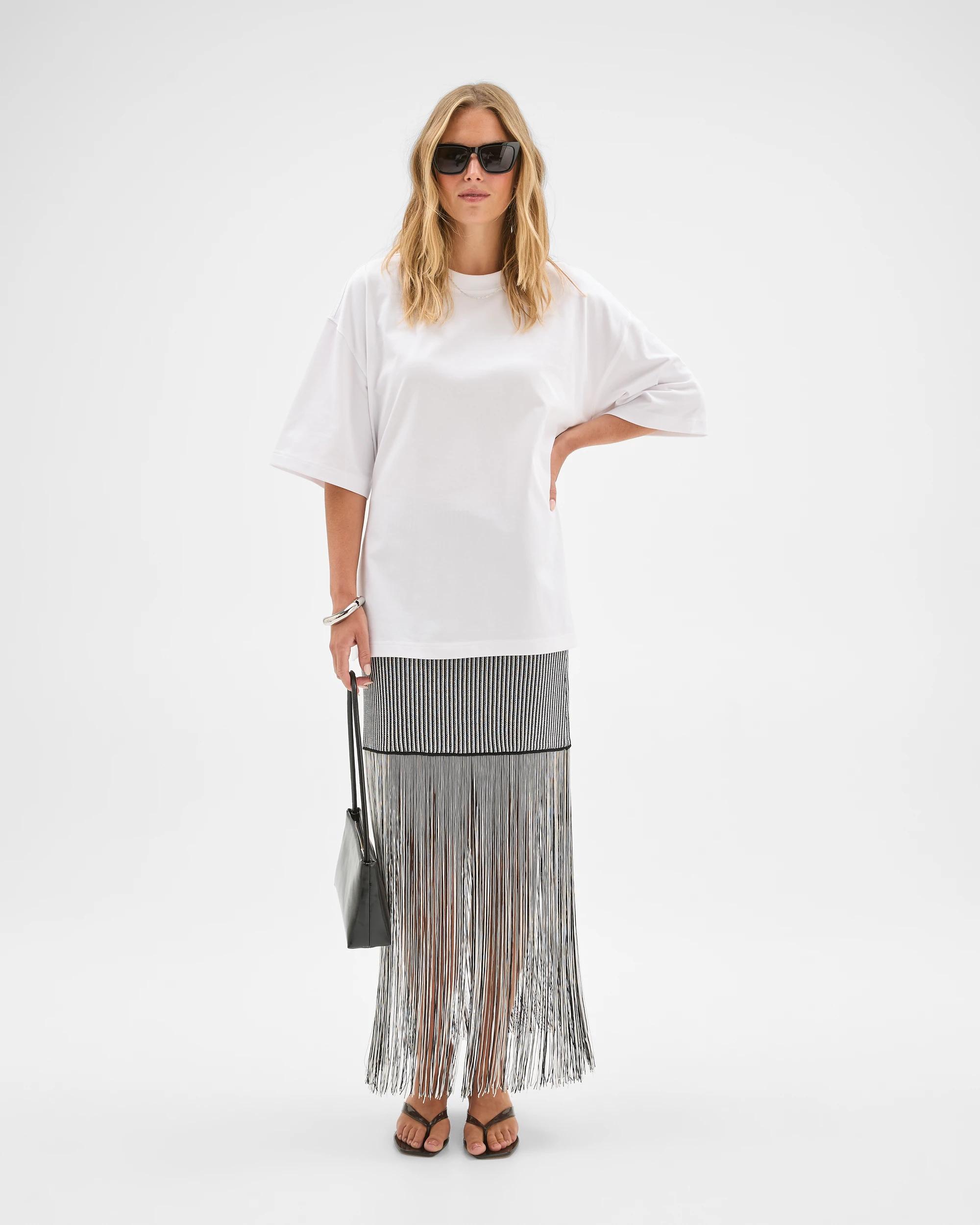 1 Lily Loves Fringe Midi Skirt , 1 of 7