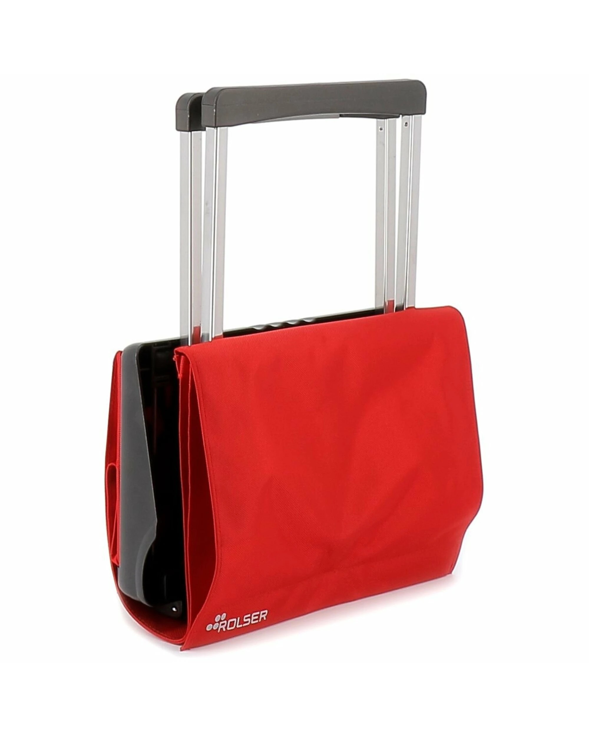 5 Rolser Plegamatic MF Folding 2 Wheel Trolley Red, 5 of 5