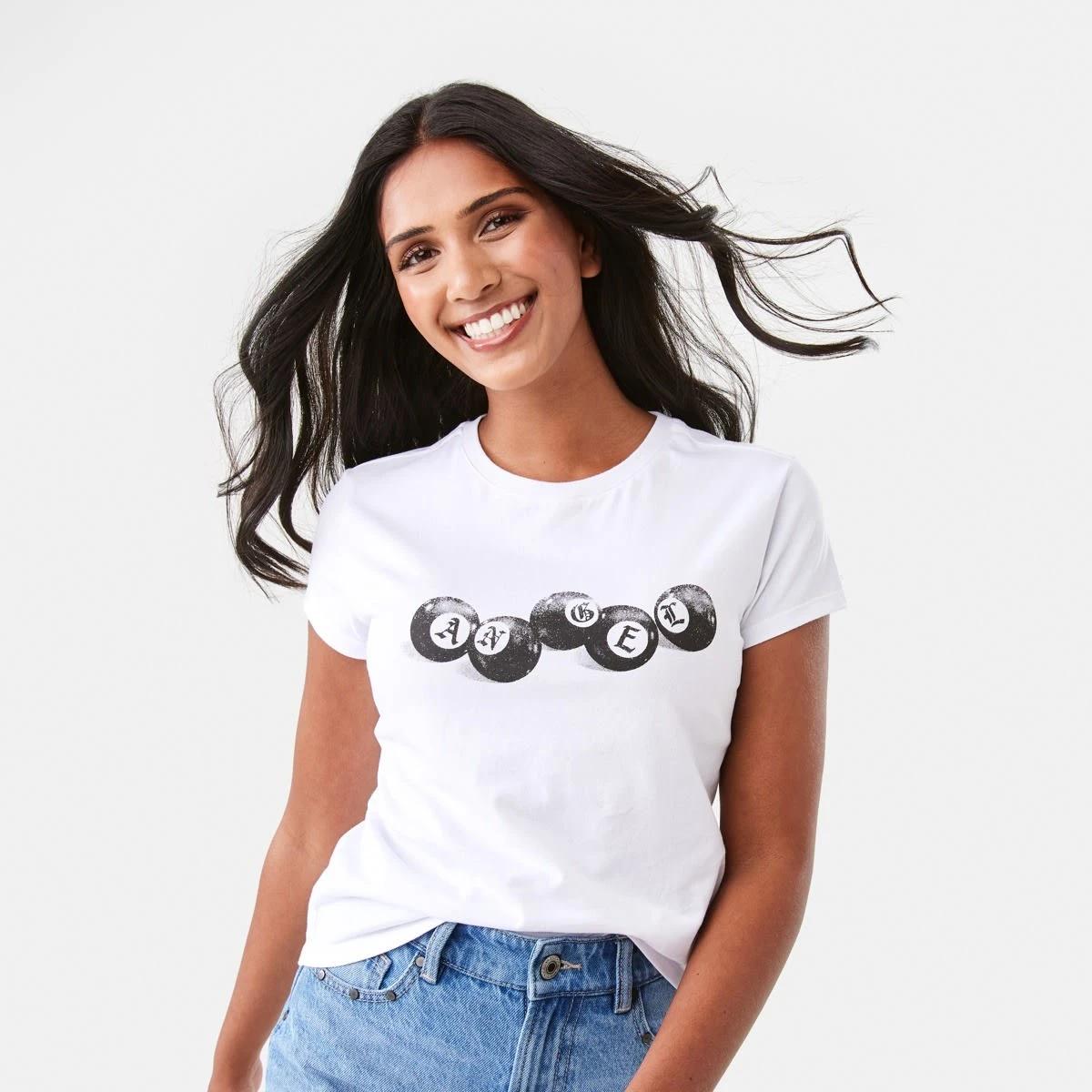 1 Short Sleeve Neat Print T-shirt 8 Ball, 1 of 8