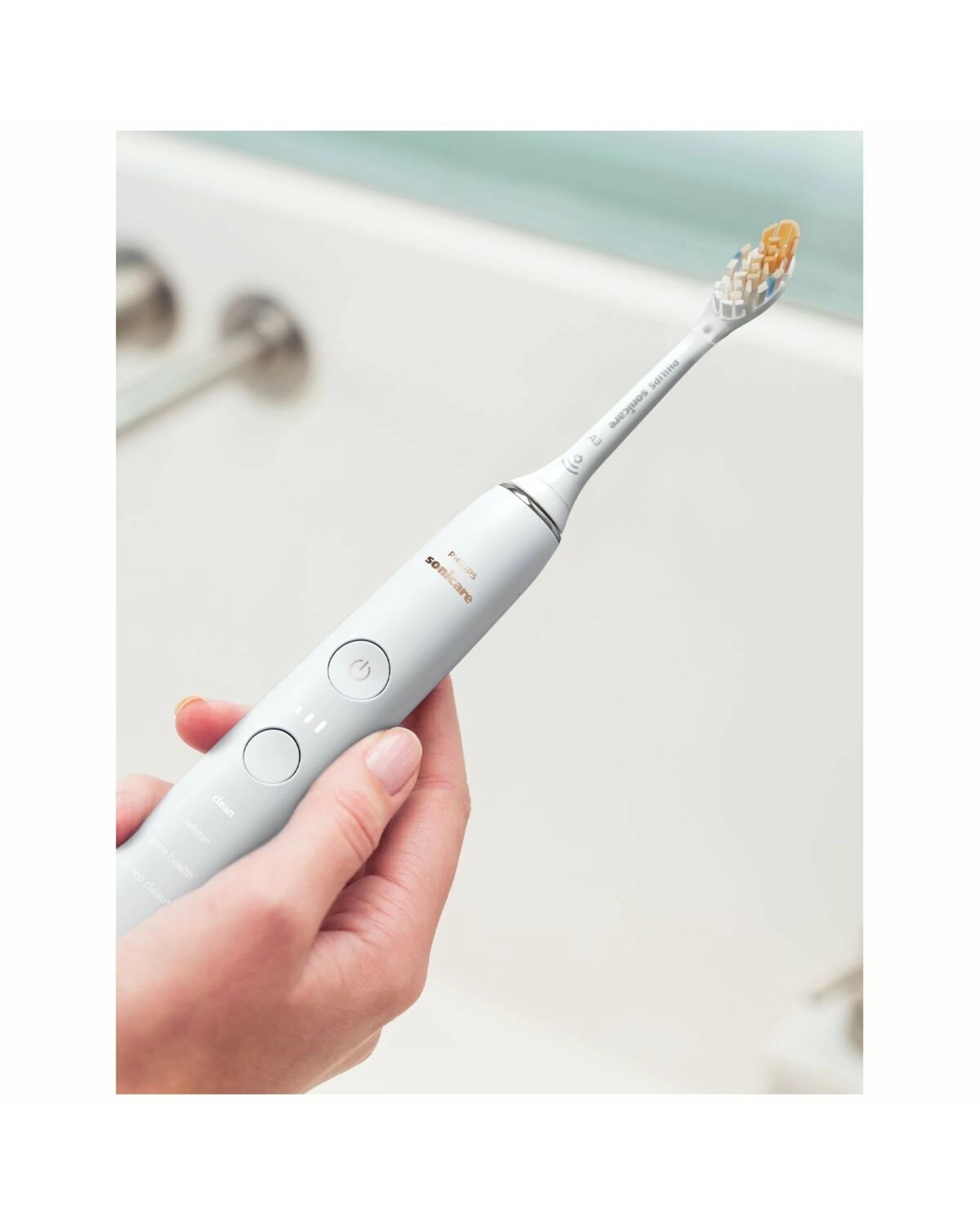 2 Philips Sonicare DiamondClean 9000 Electric Toothbrush White, 2 of 5