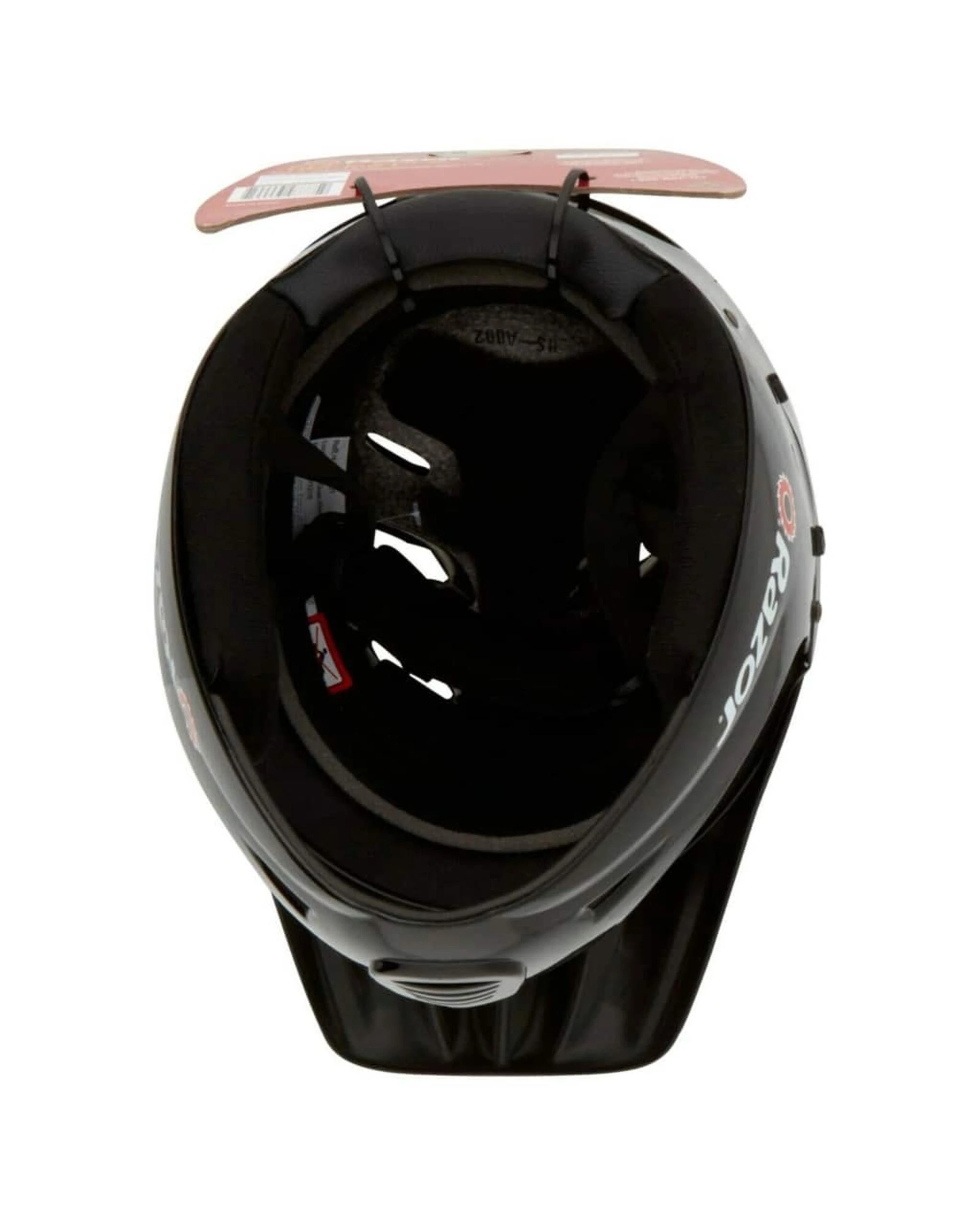 4 Razor Full Face Helmet Gloss Black - Black, 4 of 4