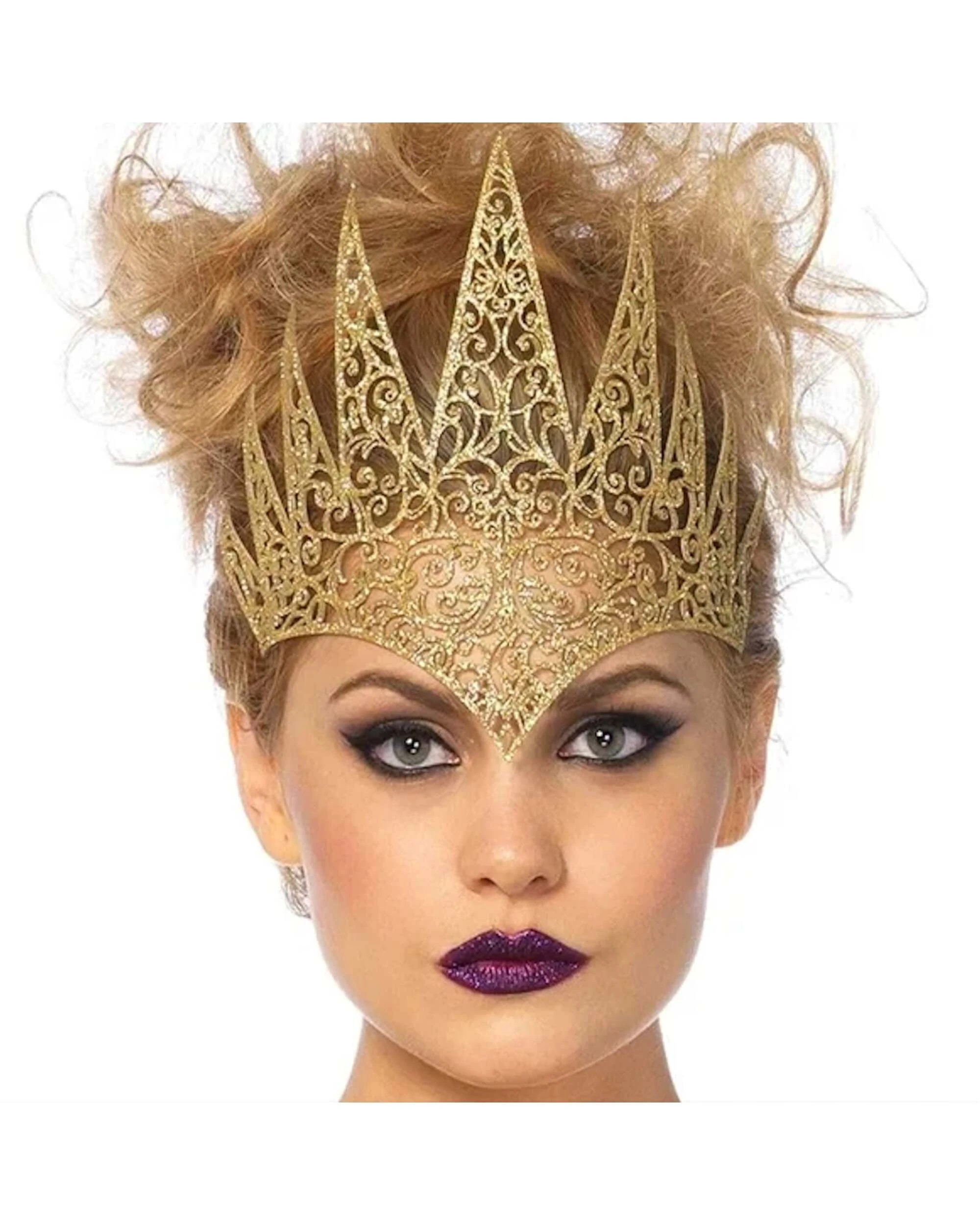 1 Leg Avenue Adult Royal Crown - One Size - Gold, 1 of 2