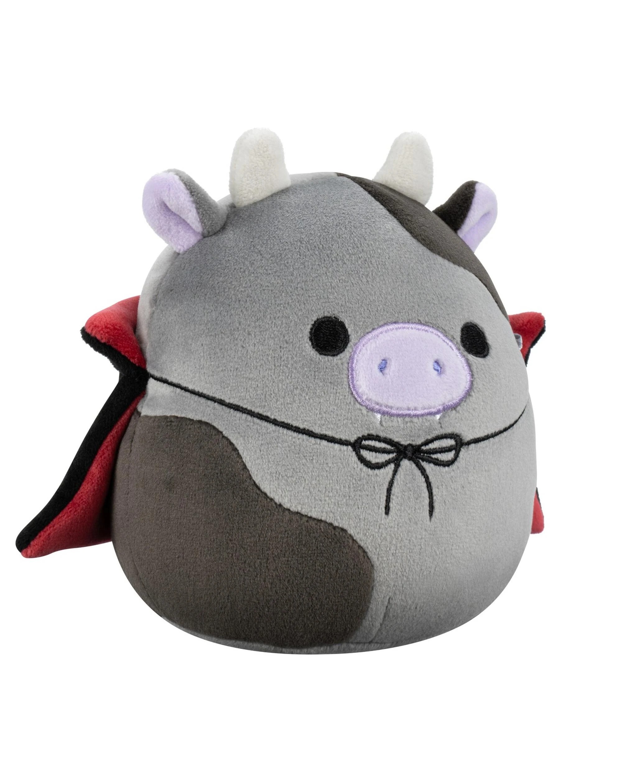 3 Squishmallows Halloween Bridgette the Cow in Vampire Costume 5 inch Plush - Multi, 3 of 5