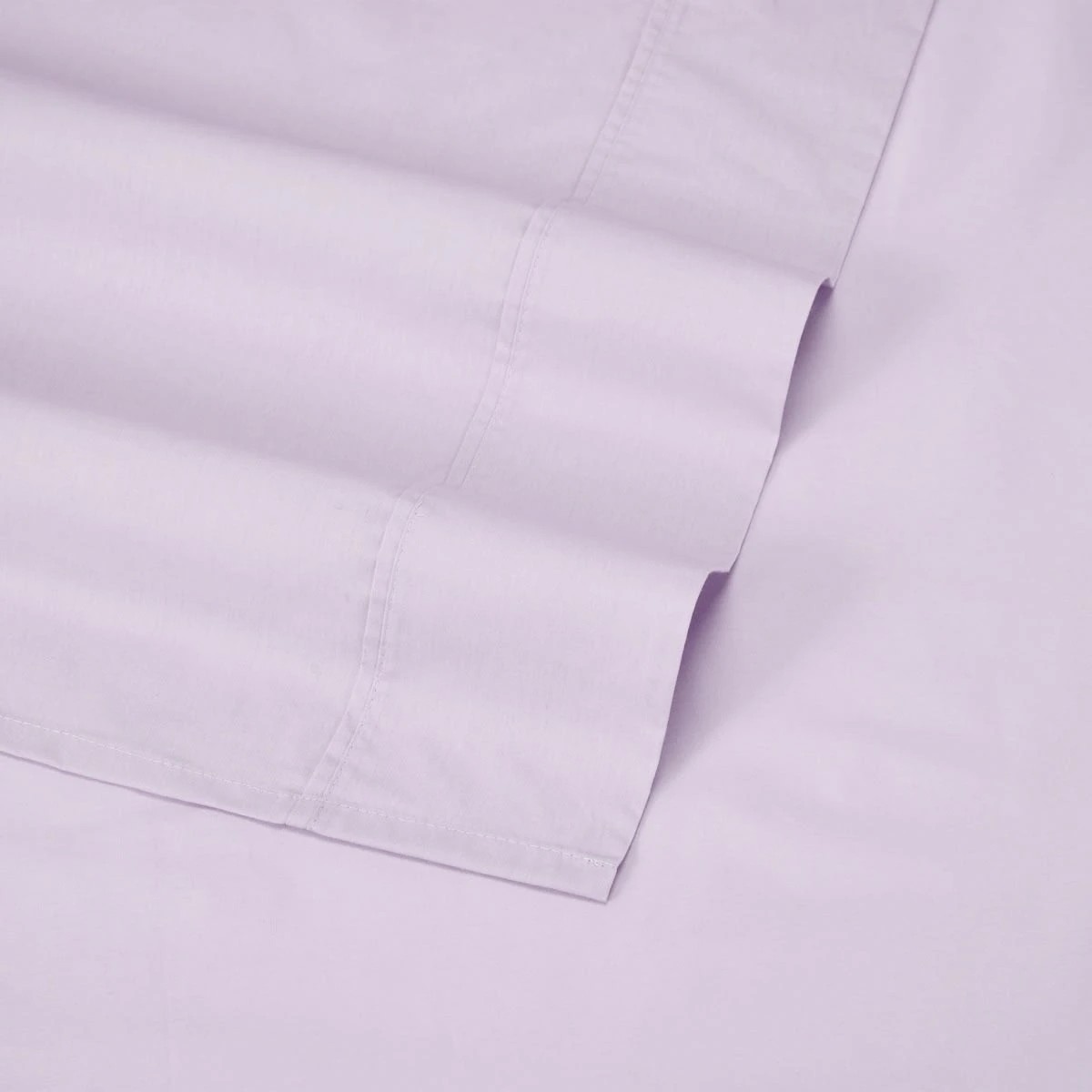 4 250 Thread Count Cotton Rich Sheet Set - Queen Bed, Lilac, 4 of 7