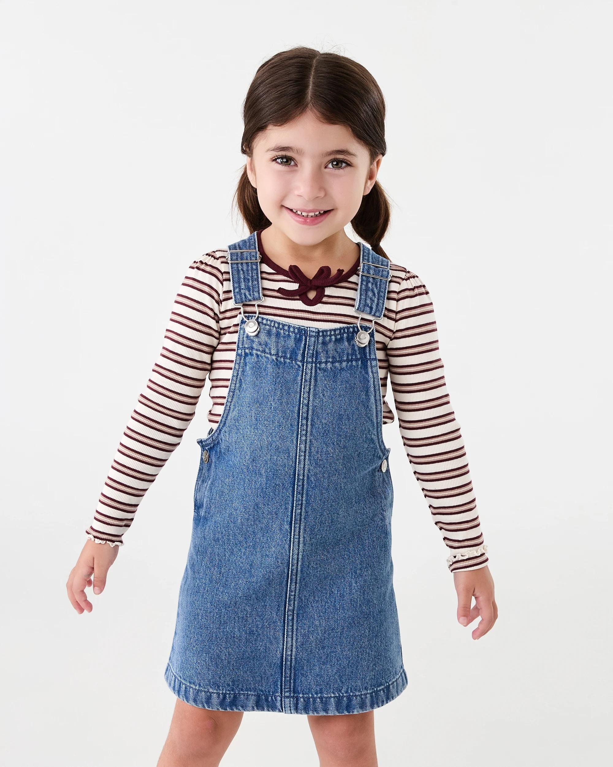 1 Pinafore Dress Set Dnm Bows, 1 of 8