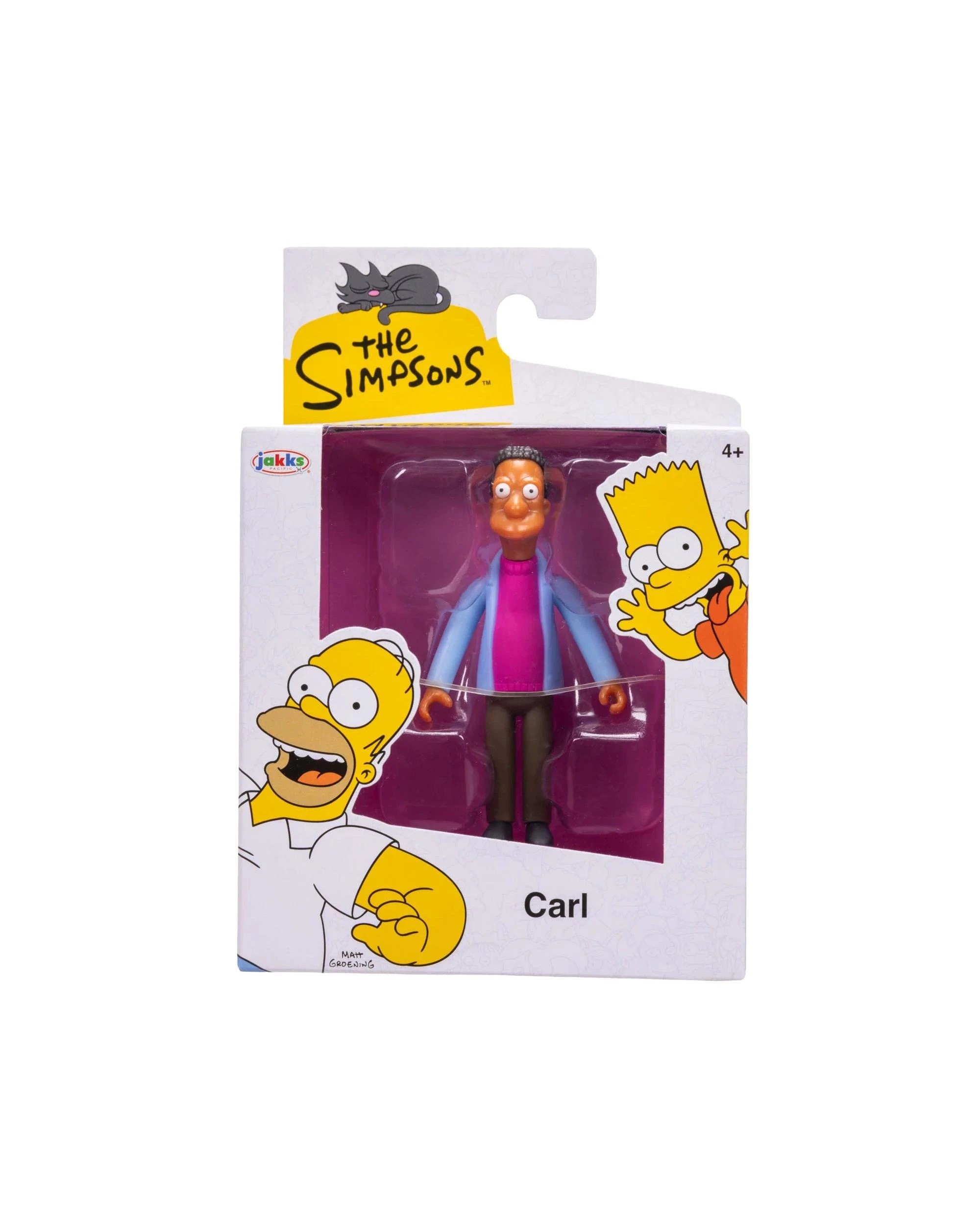 1 The Simpsons Wave 5 Carl Carlson 2.5 inch Scale Figure, 1 of 3