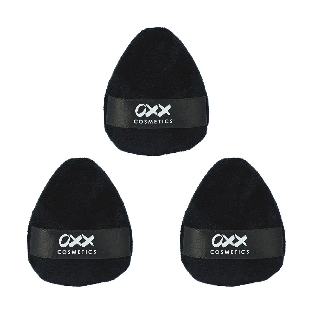 2 OXX Cosmetics 3 Pack Powder Puff - Black, 2 of 5
