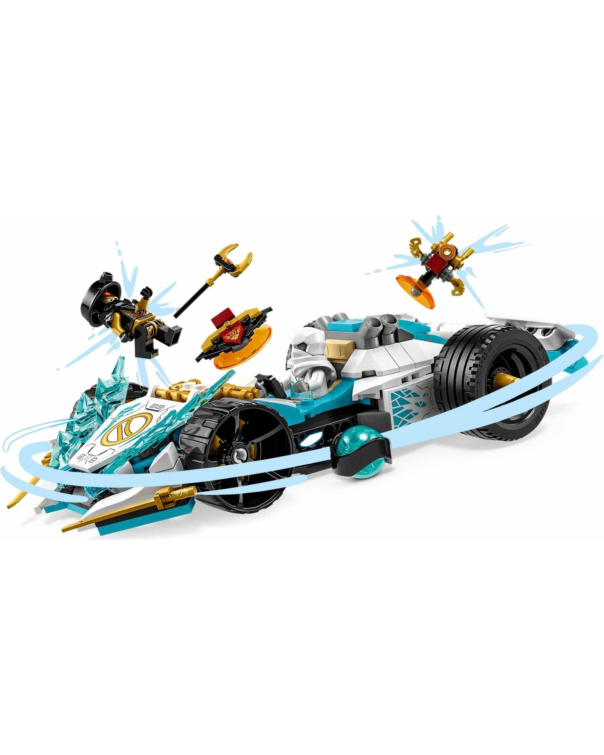 2 LEGO Ninjago Series 71791 Zane's Dragon Power Spinjitzu Race Car - Zane, 2 of 5