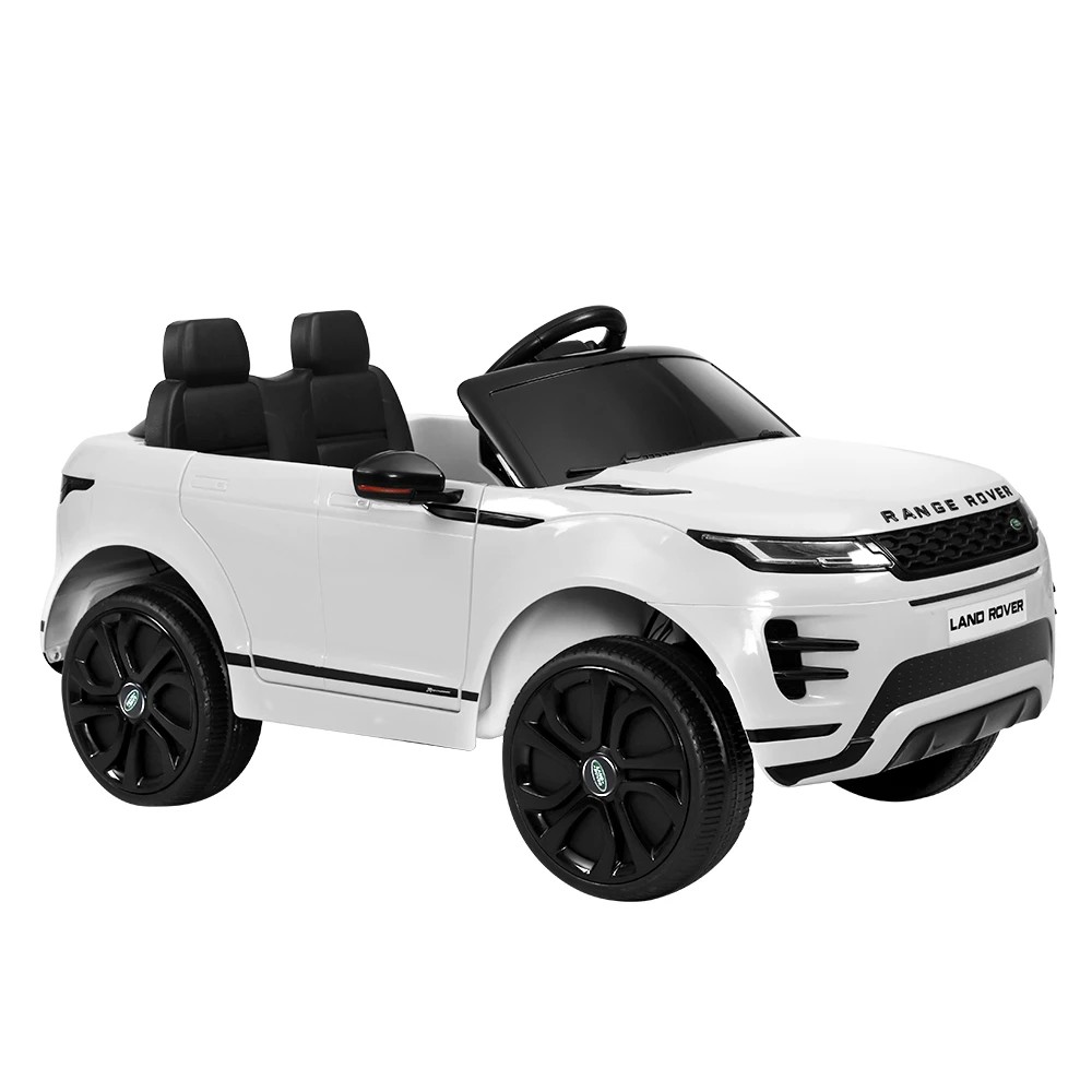 2 Kids Electric Ride On Car Land Rover Licensed Toy Cars Remote 12V Battery - White, 2 of 5