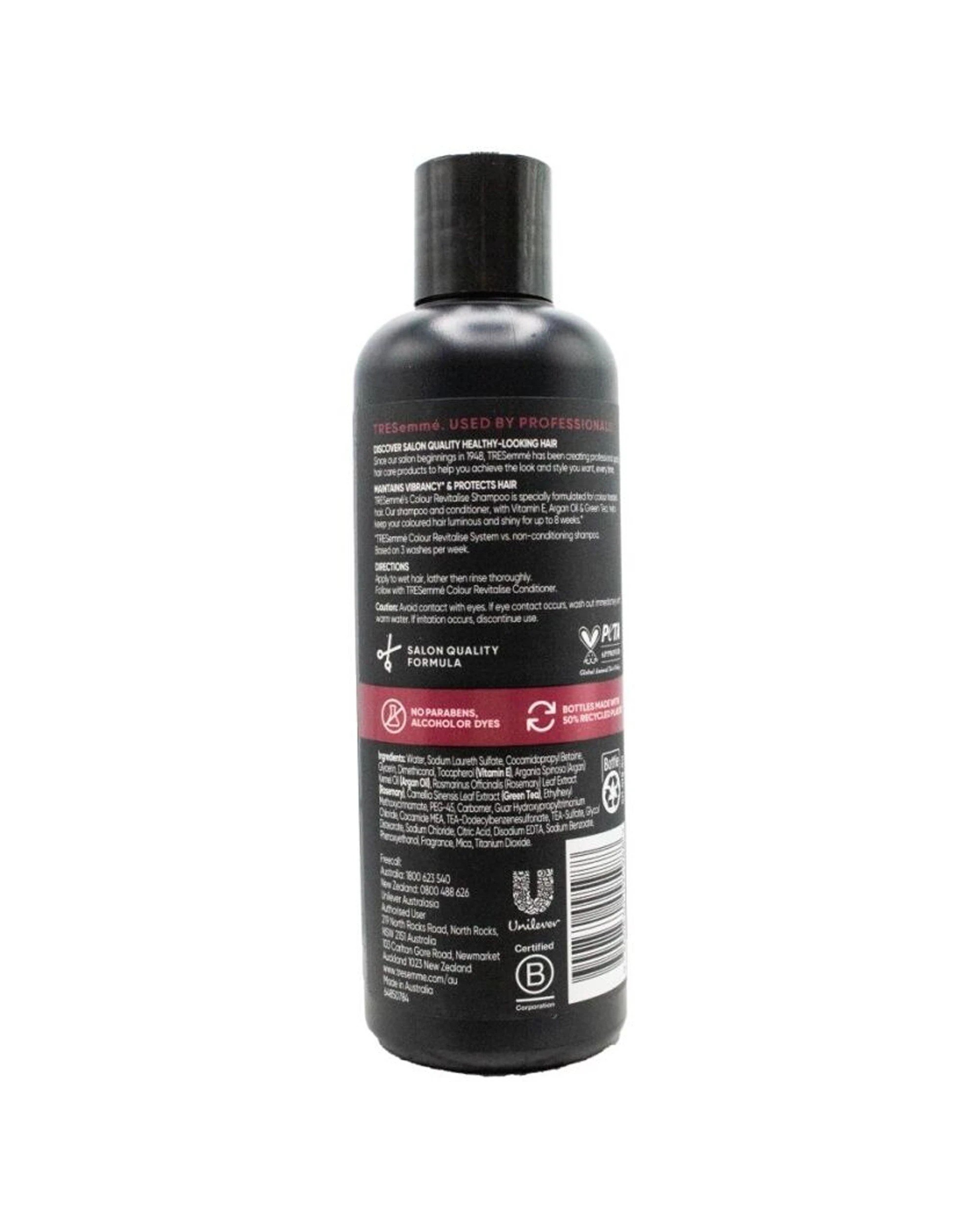 3 TRESemme 6PK Hair Shampoo Colour Revitalise Argan Oil Tea 350ml - Black, 3 of 4