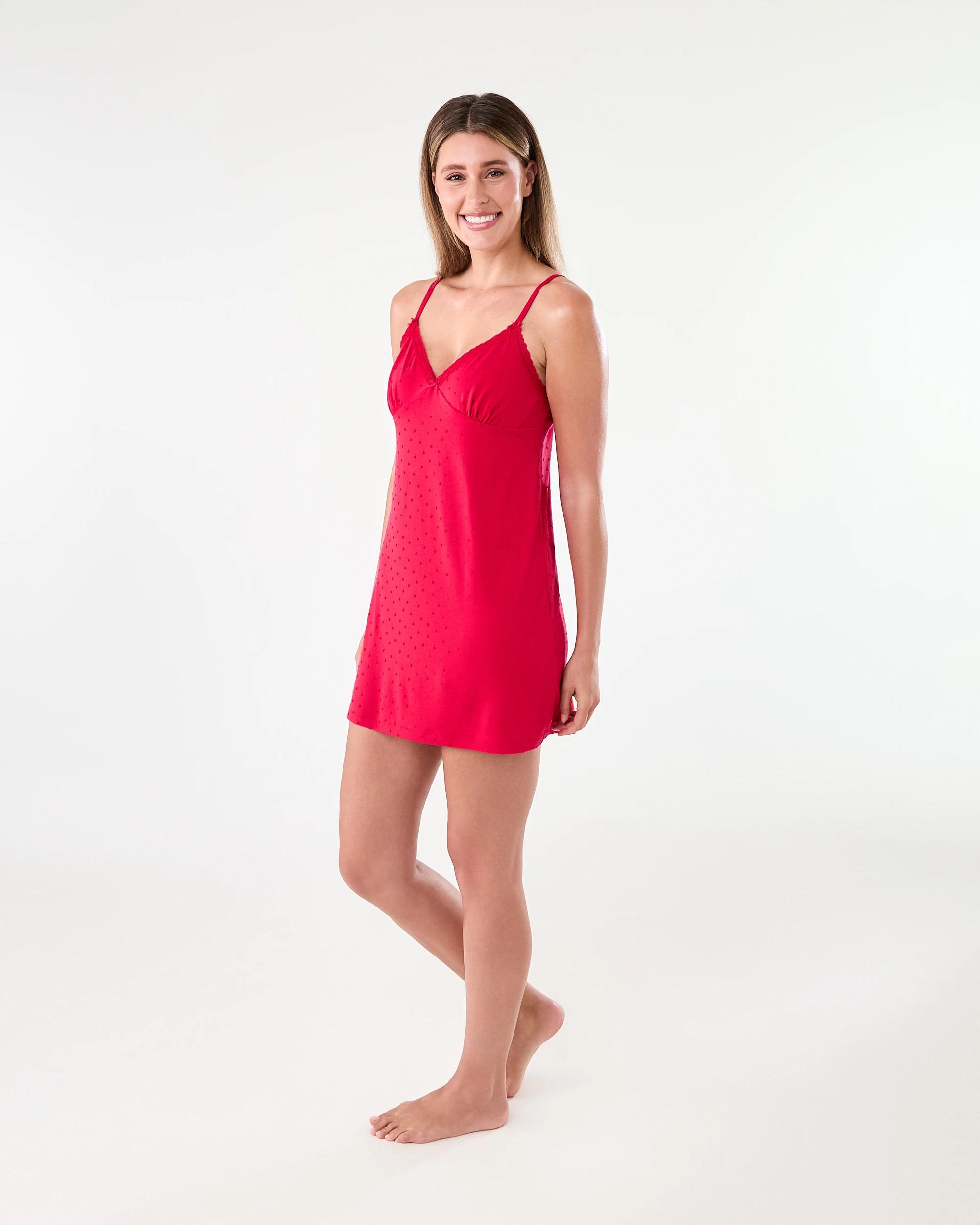 2 Flocked Chemise Hearts, 2 of 6