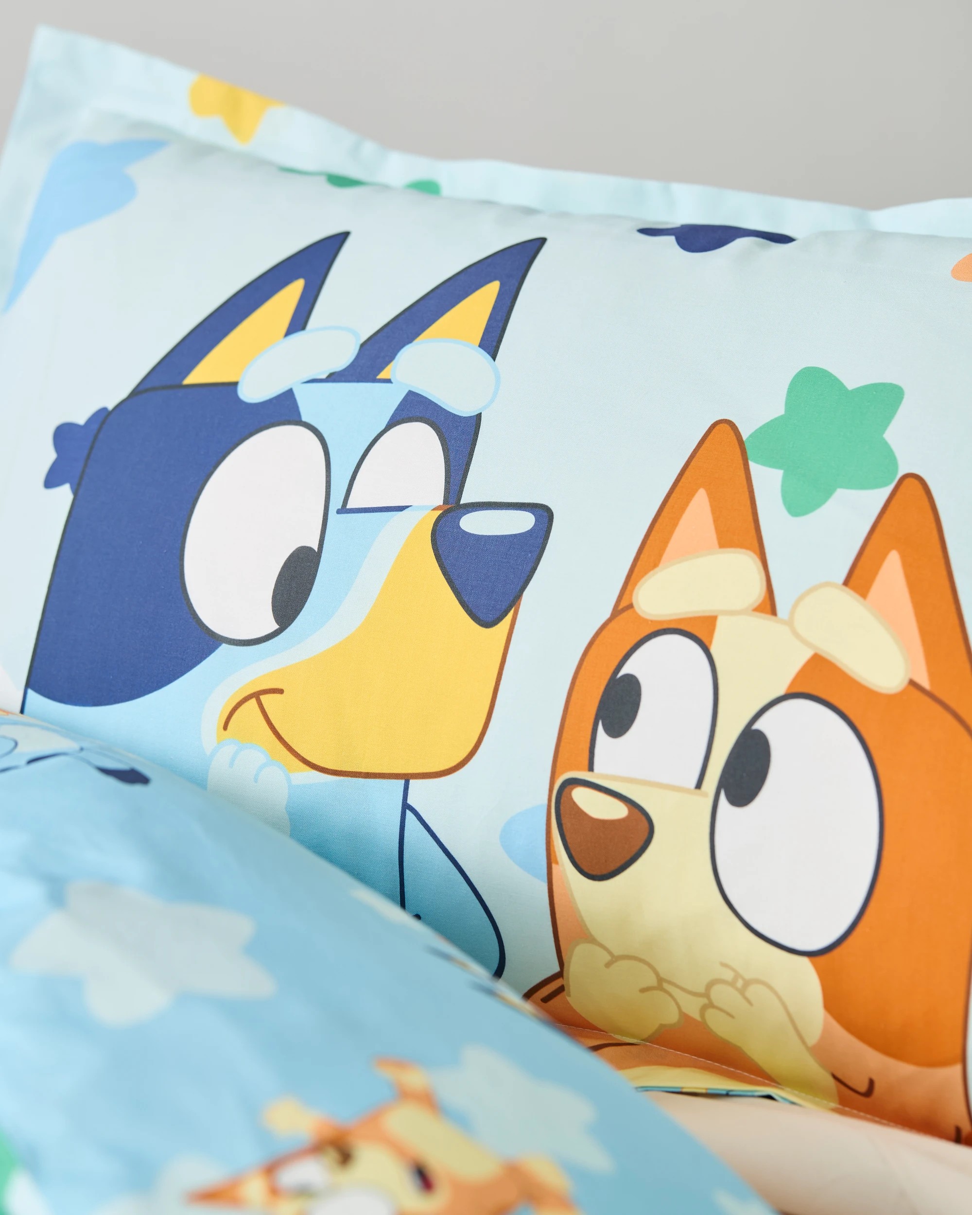 6 Bluey & Bingo Cotton Quilt Cover Set - Single Bed - Blue, 6 of 10