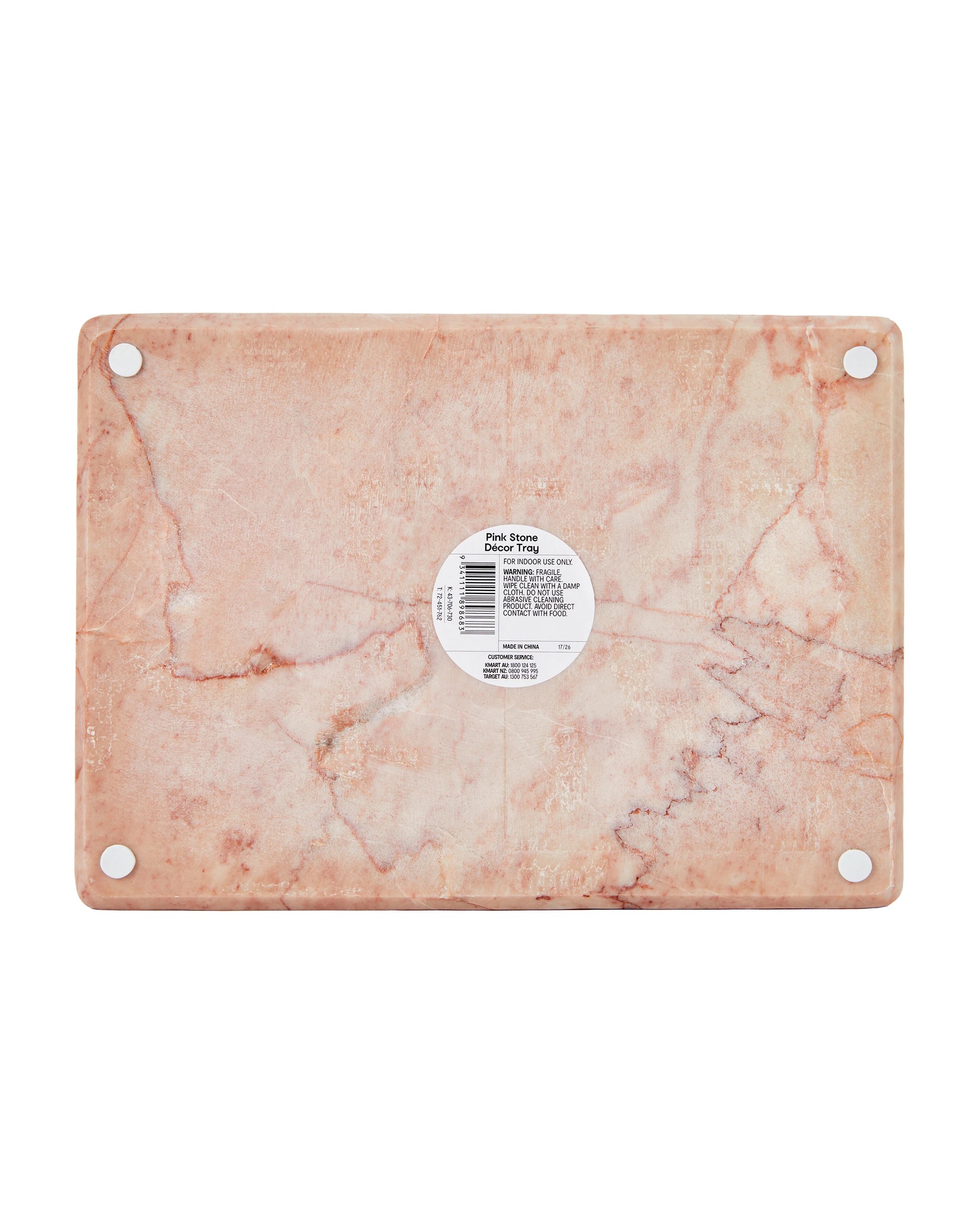 5 Pink Stone Decor Tray, 5 of 5