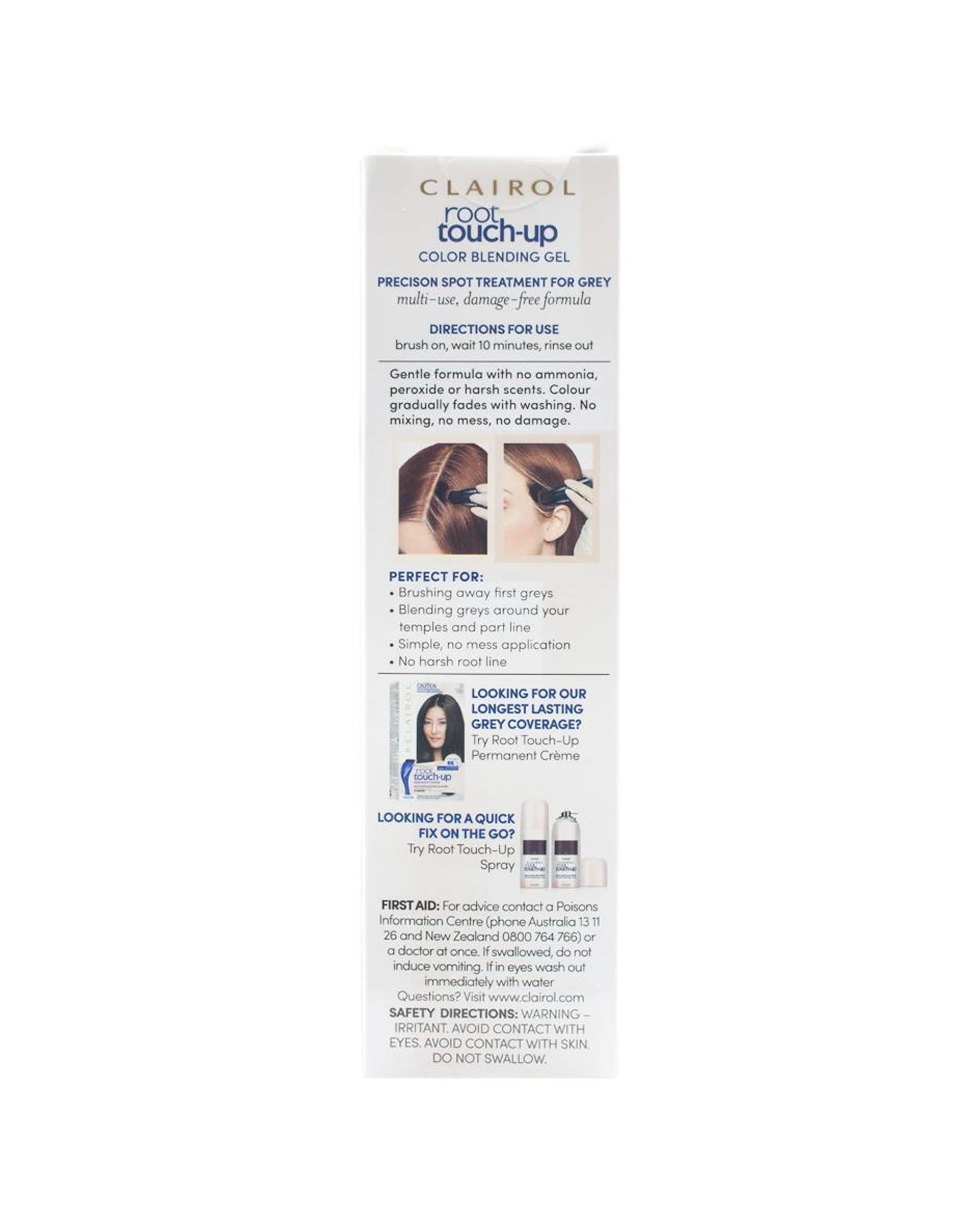 3 Clairol Semi Permanent Root Touch Up Colour Blending Gel 2PK Ammonia Free - Red, 3 of 5