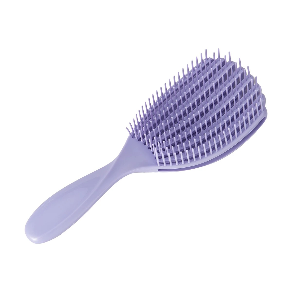 1 Large Detangling Hair Brush - Purple, 1 of 7