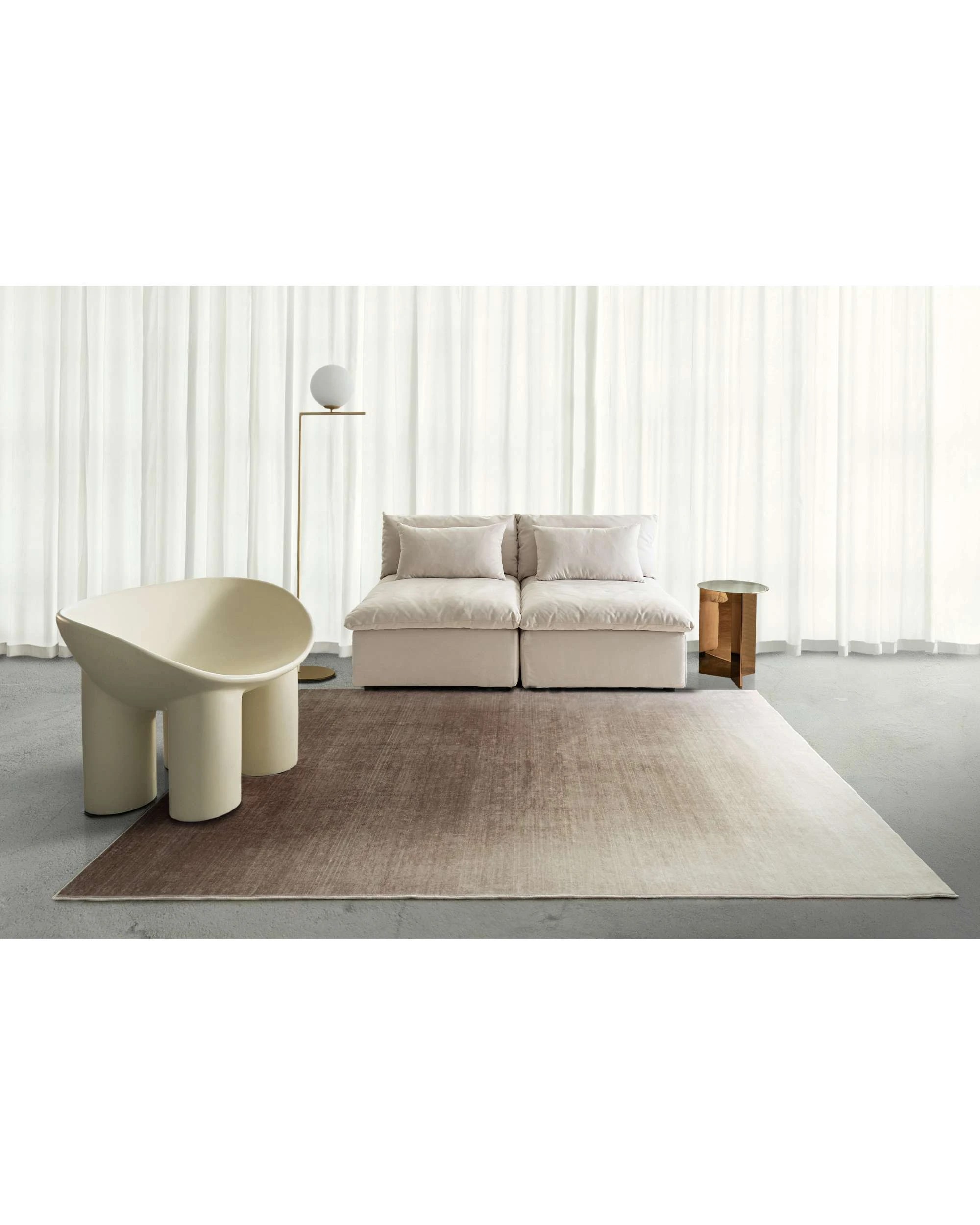2 Loopsie Montague Washable Rug-330cm x 240cm - Beige, 2 of 9