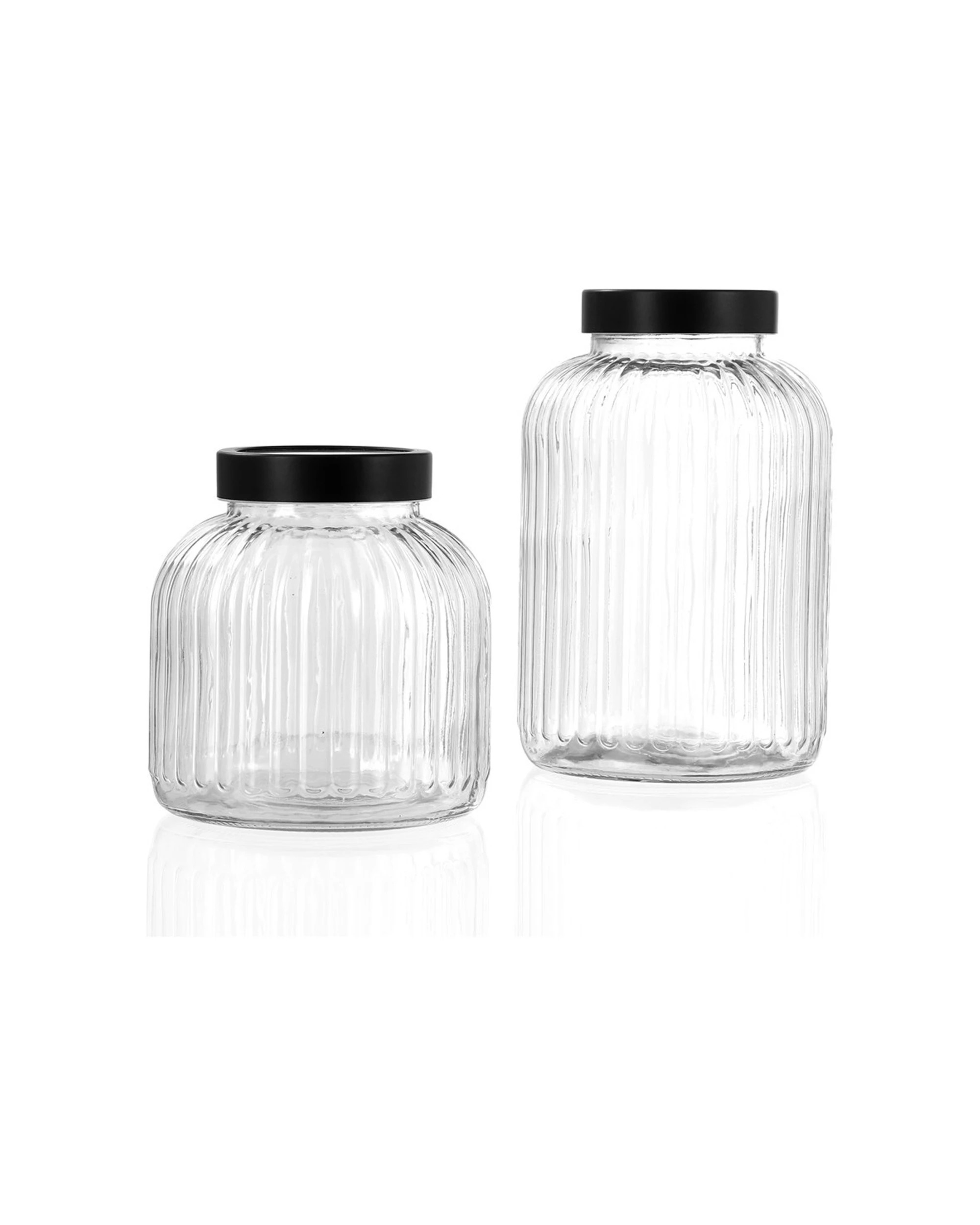 5 Lemon & Lime Brooklyn 5l/26cm Glass Jar Container Food Storage W/ Lid Clear
 - Clear, 5 of 5