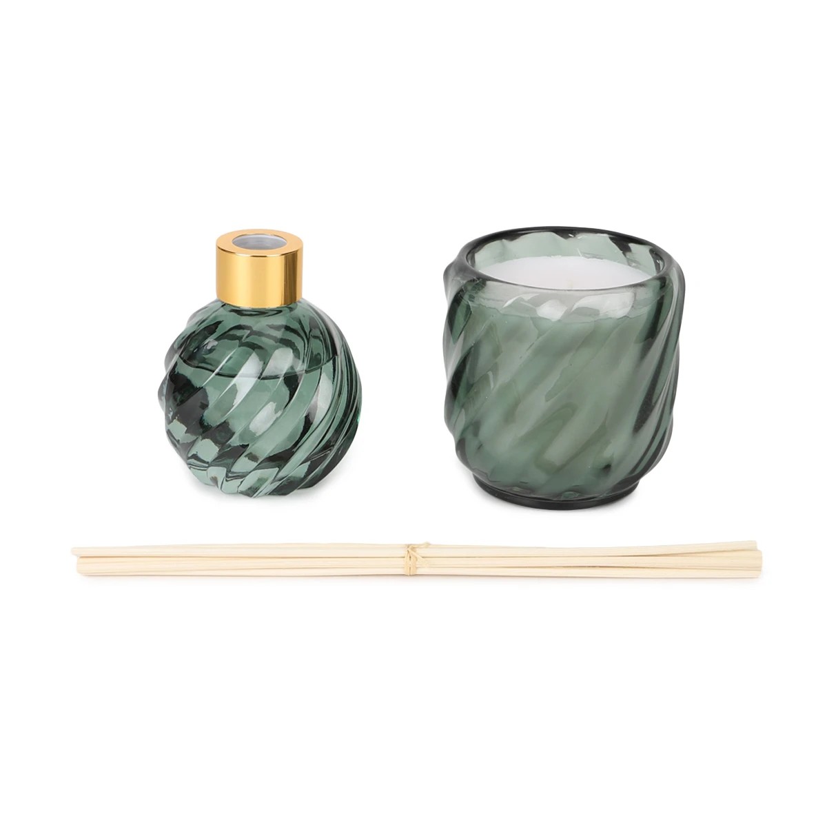 3 Poppy and Honeysuckle Reed Diffuser and Fragrant Candle Set, 3 of 10