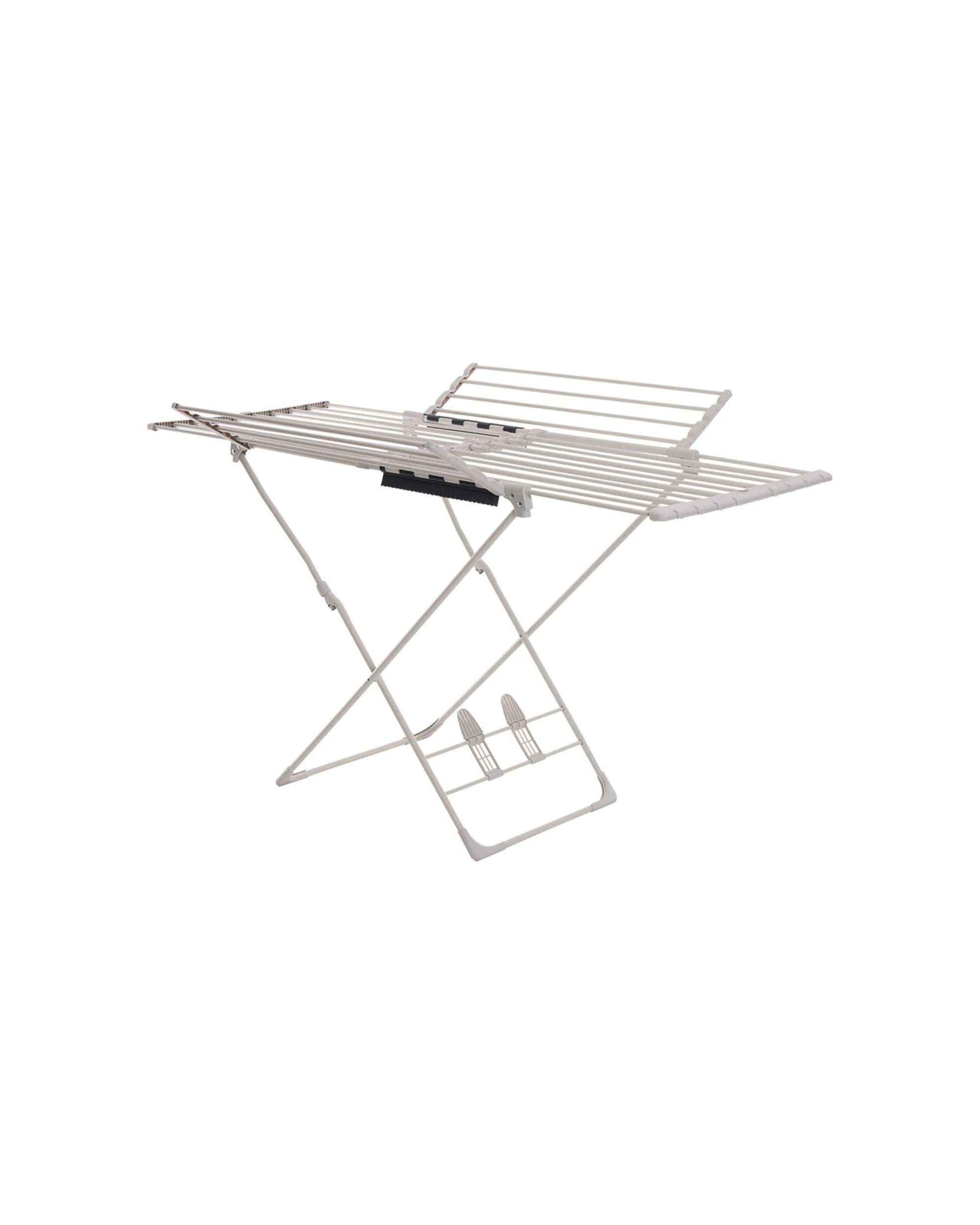 3 Hills Clothes Airer 4 Wing Extendable 22m Clothes Dryer With Shoe Holders
 - white, 3 of 9