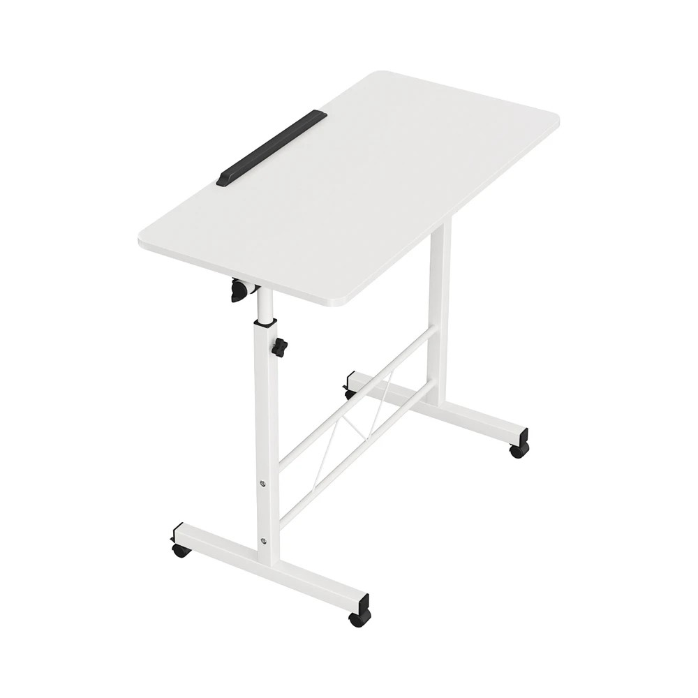 1 Artiss Laptop Desk Table Adjustable 80CM - White, 1 of 7