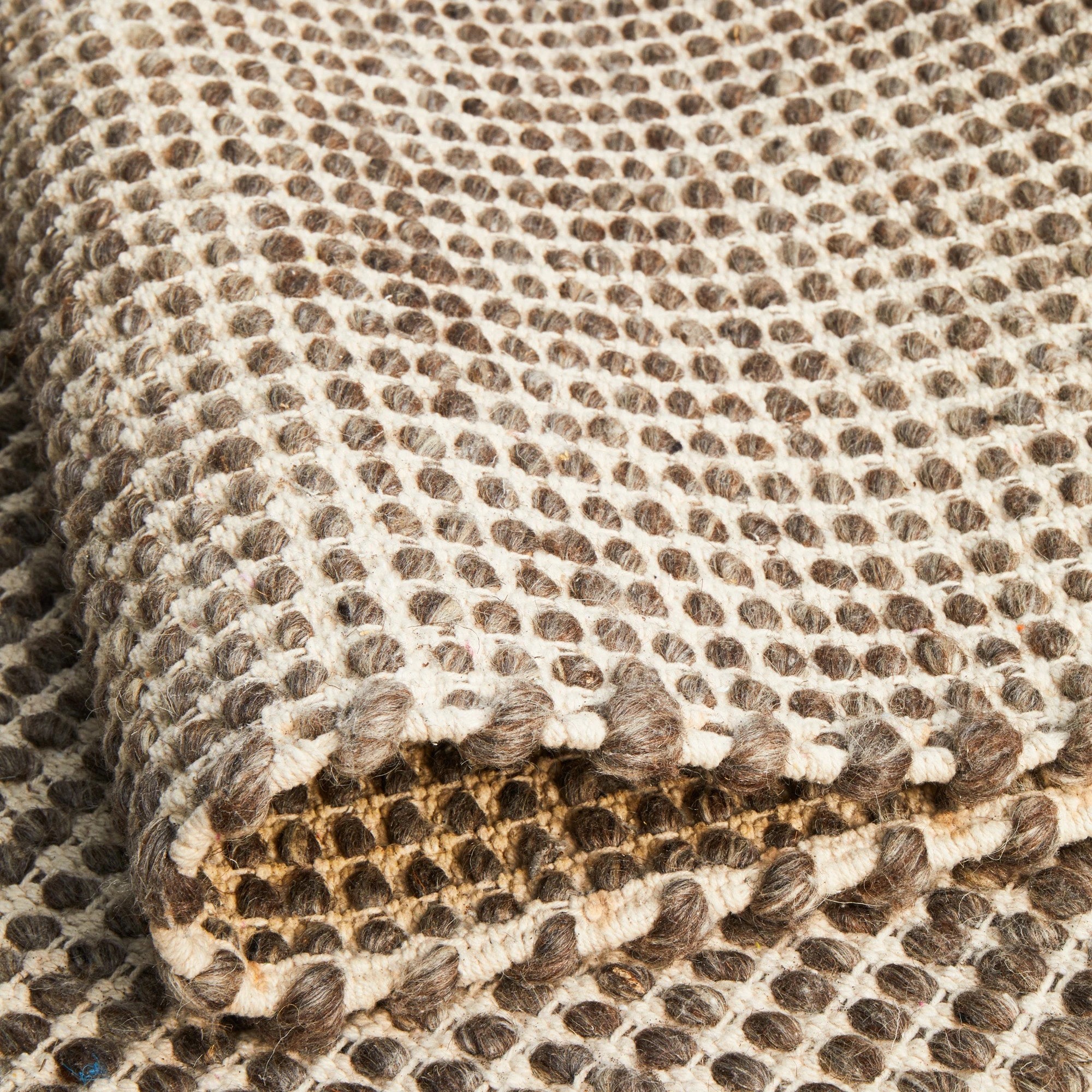 6 Common Ground Rugs Nordica 300 225x155cm - Medium Wool Rug - Brown, 6 of 6