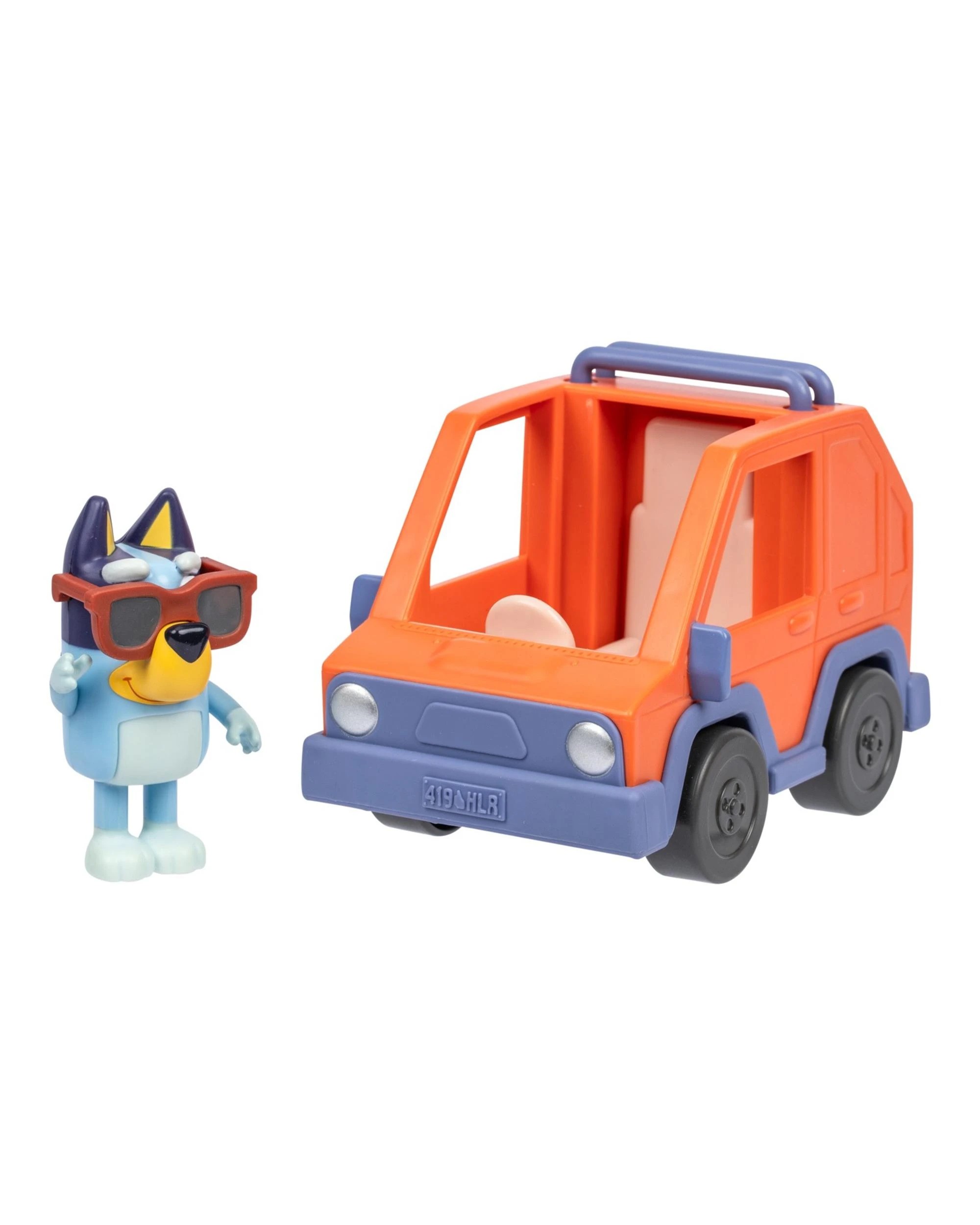3 Bluey 4WD and Bluey Mini Figure Vehicle Playset, 3 of 6