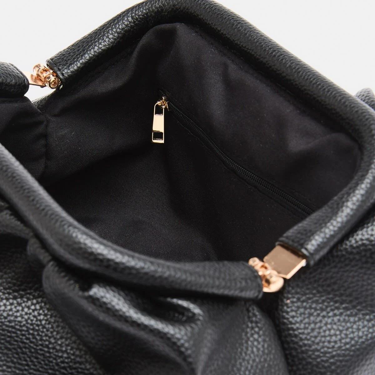 4 Puff Crossbody Bag BLACK, 4 of 7