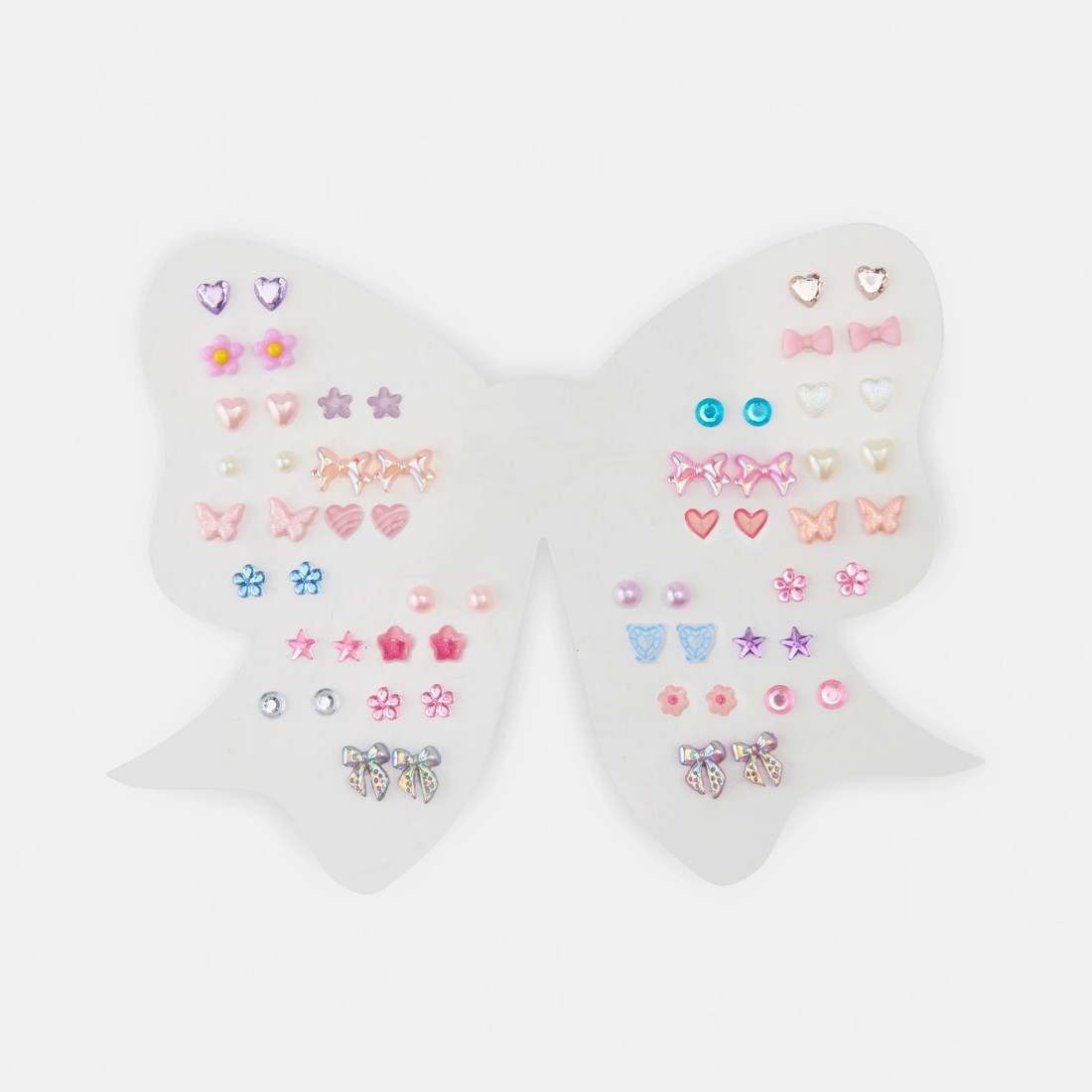 1 30 Pack Stick On Earrings - Bow, 1 of 4