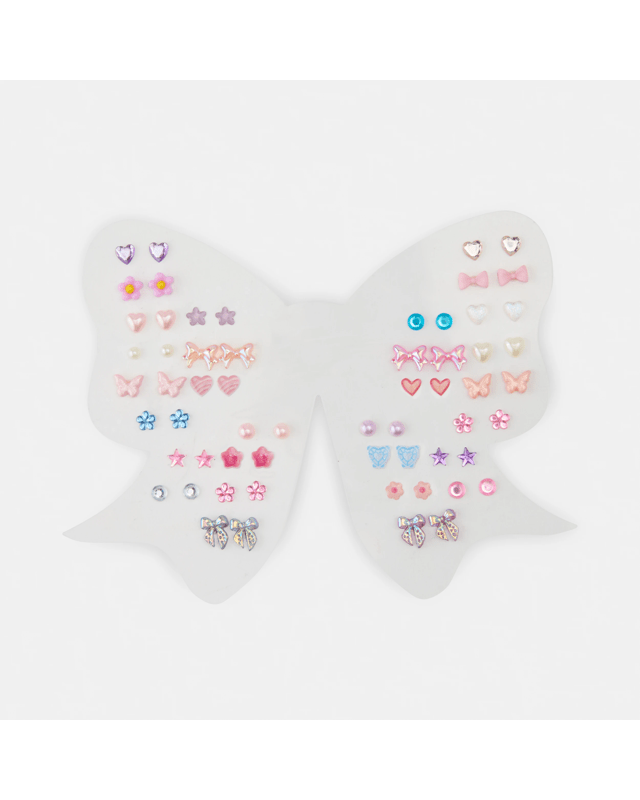 30 Pack Stick On Earrings -