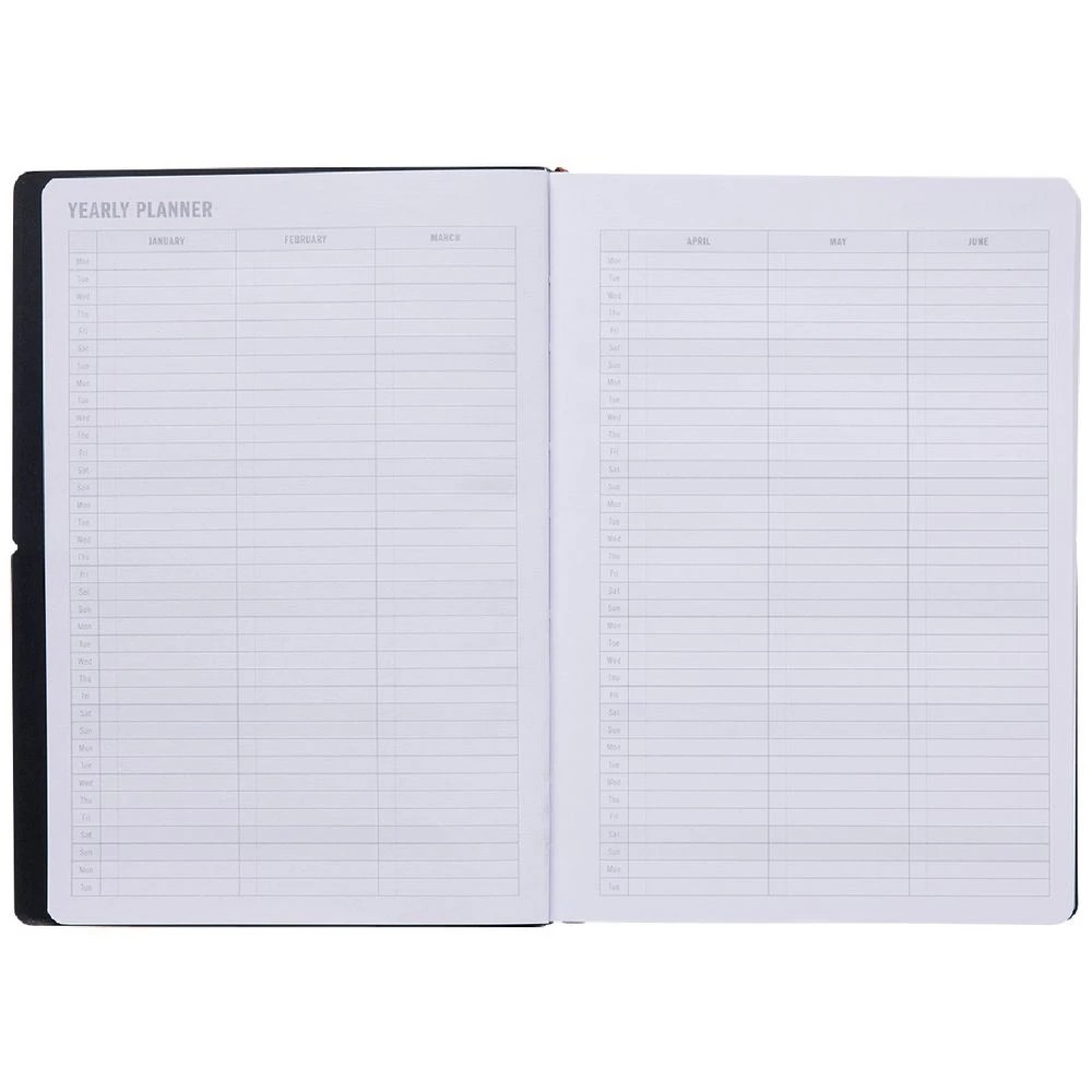 3 Otto A5 Recycled Day to Page Undated Diary Brown, 3 of 6