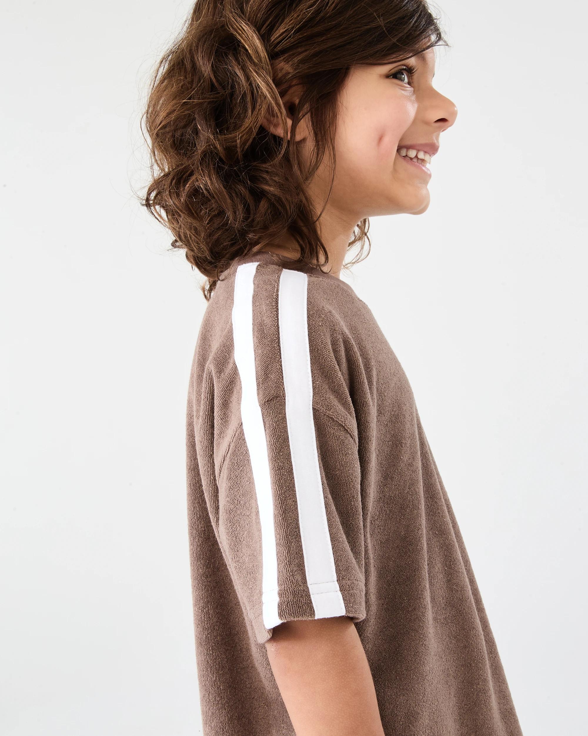 4 Terry Towelling T-shirt Mlky Brwn, 4 of 6