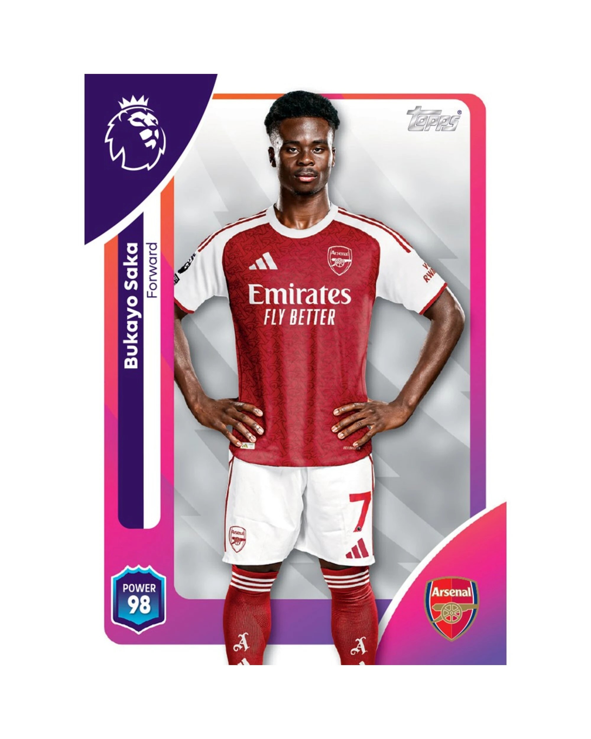 4 Topps 2026 Premier League Trading Cards Golden Boot Tin, 4 of 5