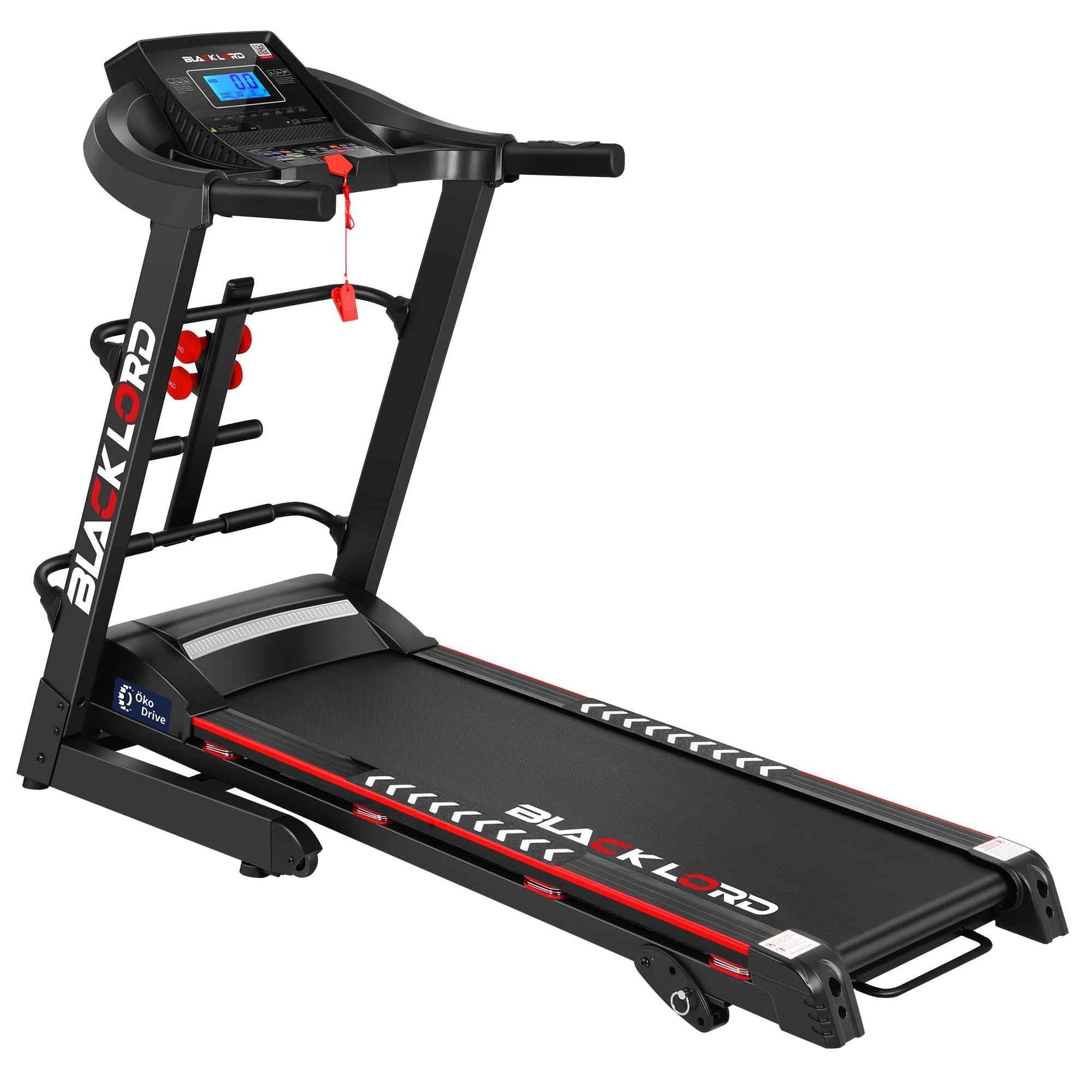 1 Black Lord Treadmill Electric Home Gym Exercise Run Machine Incline Fitness, 1 of 10
